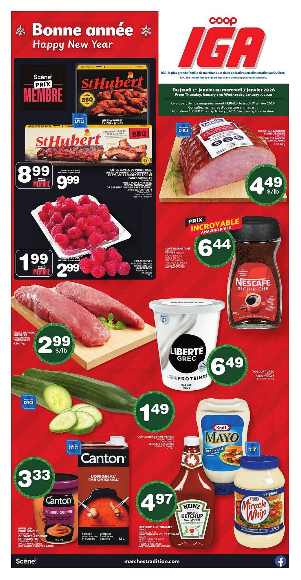 IGA flyer