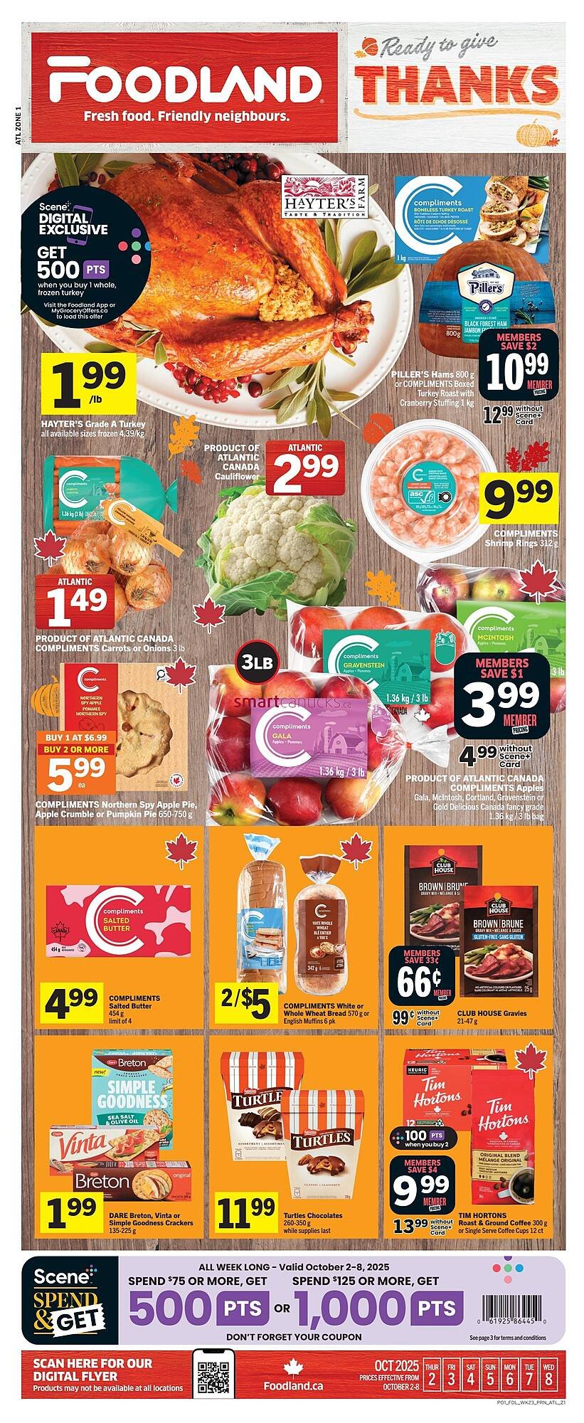 Foodland flyer (2025-10-02 - 2025-10-08) | 1