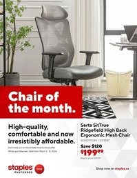 Staples flyer
