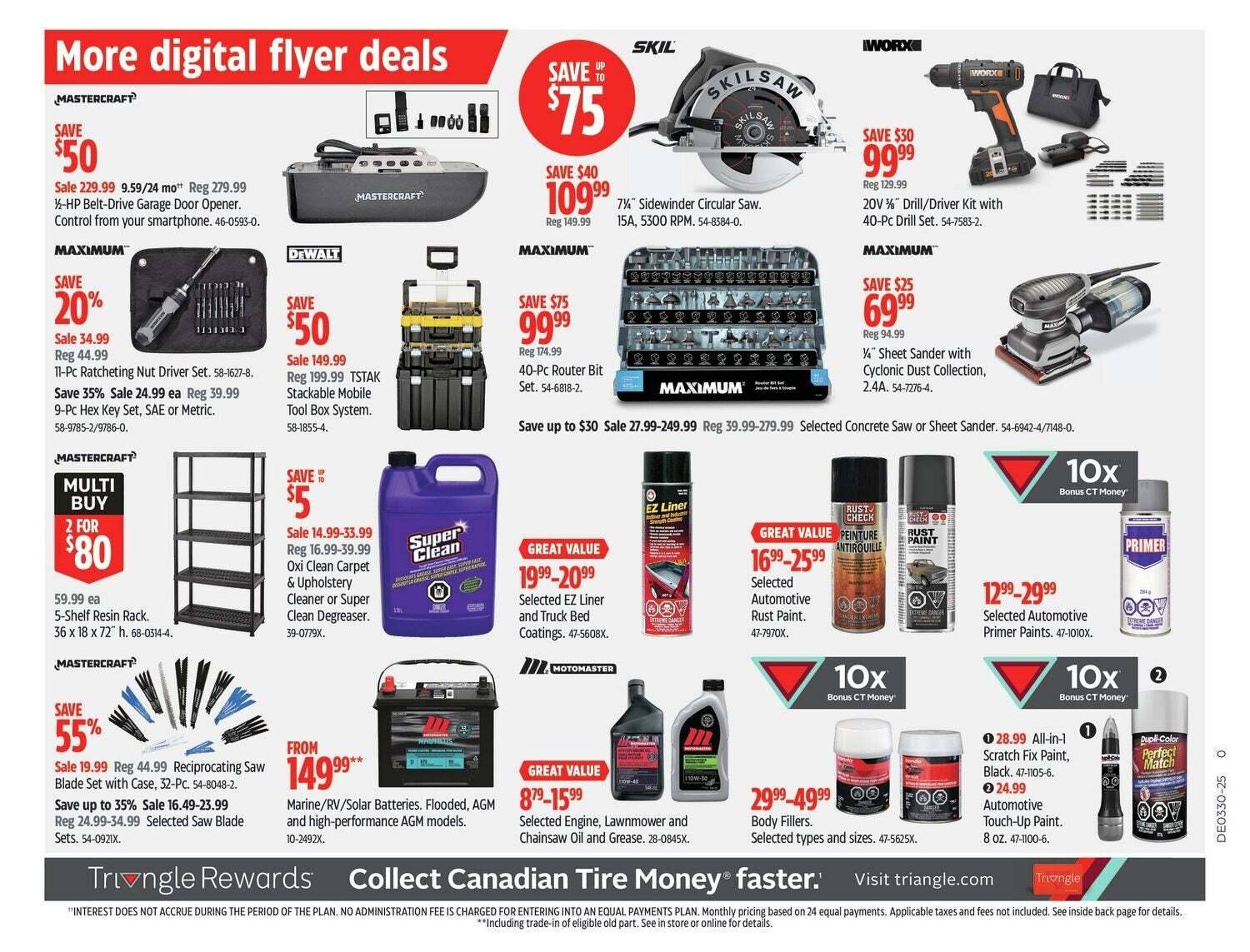 Canadian Tire flyer