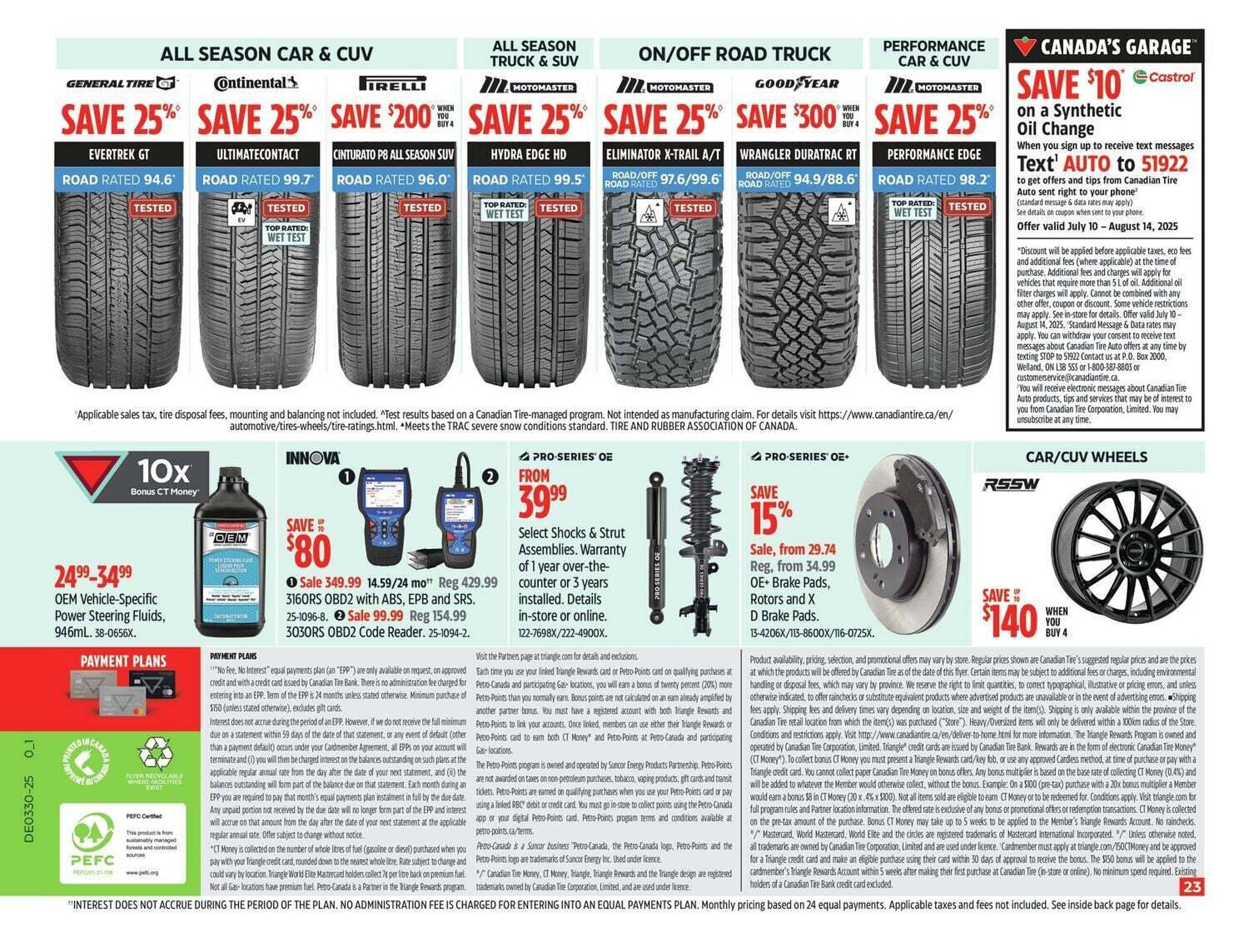 Canadian Tire flyer