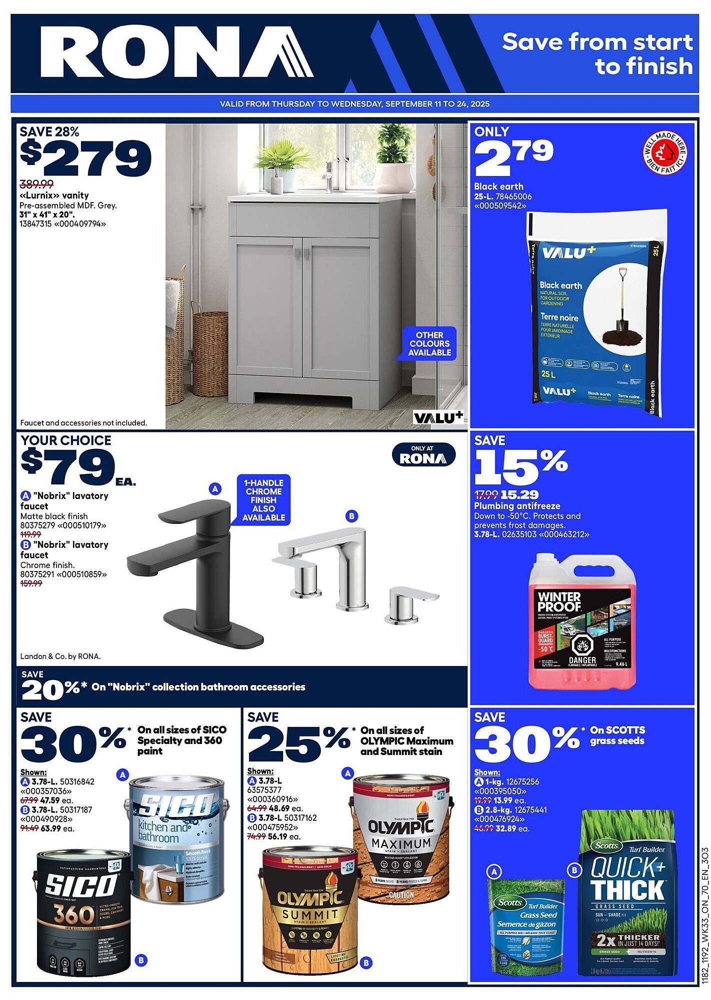 RONA flyer (2025-09-12 - 2025-09-19) | 1