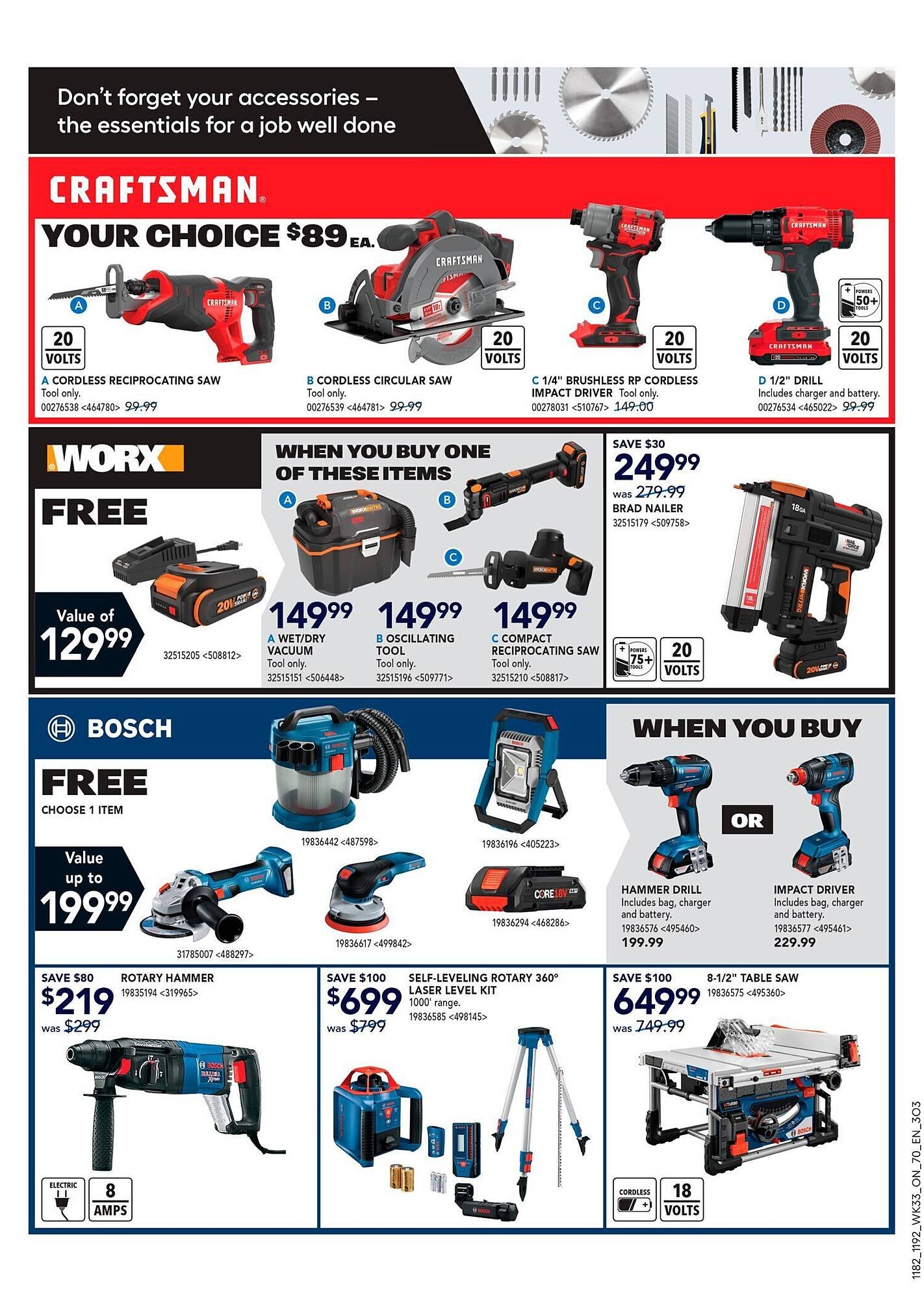 RONA flyer