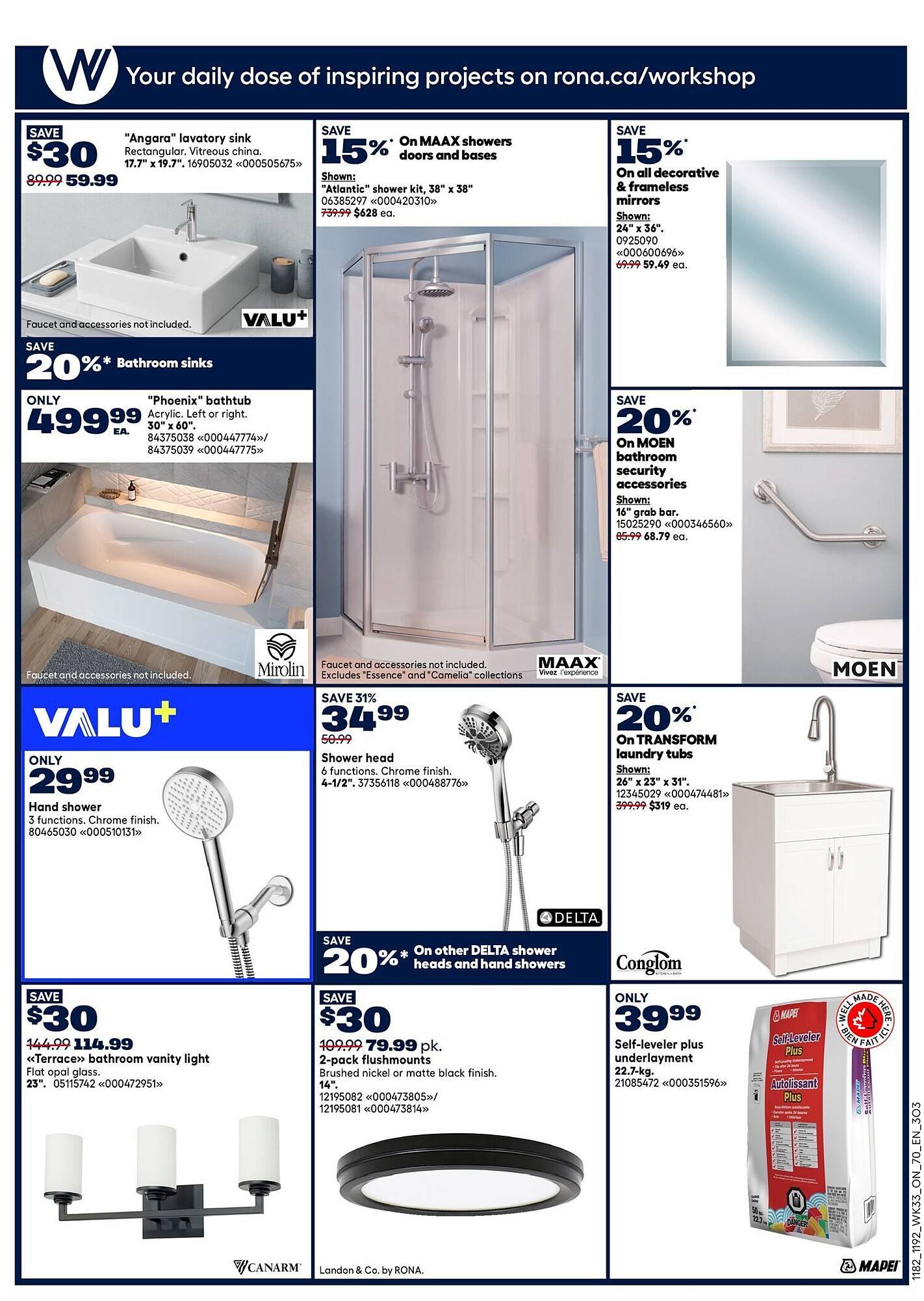 RONA flyer