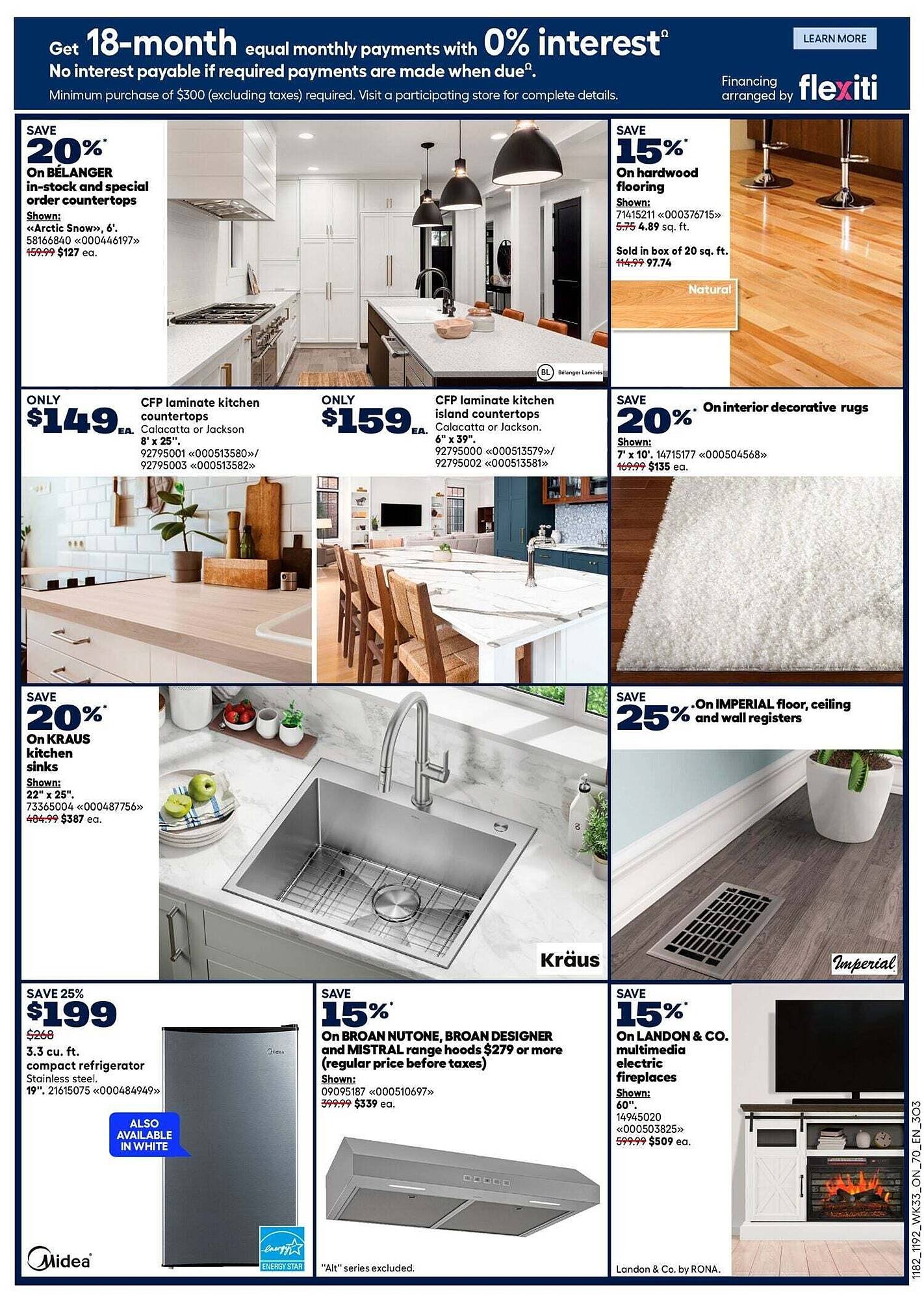 RONA flyer