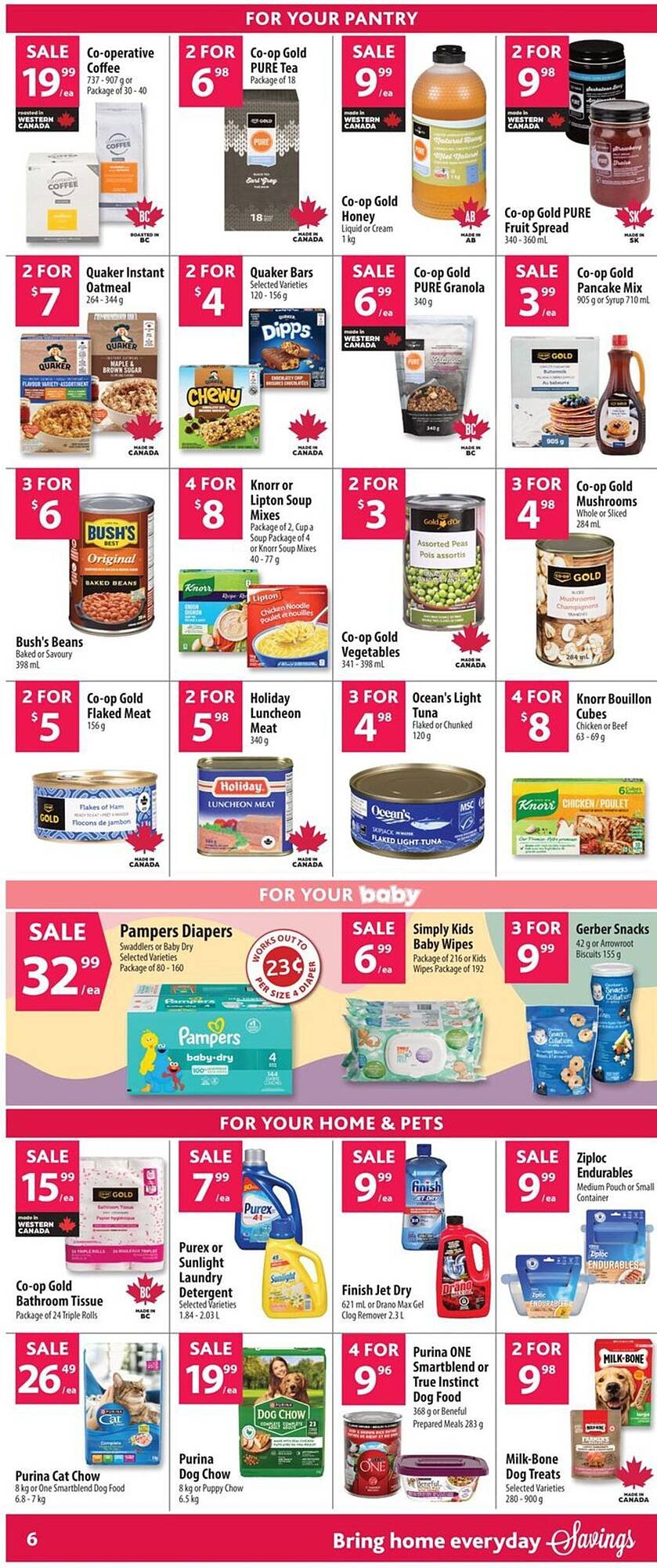 Co-Op Food flyer