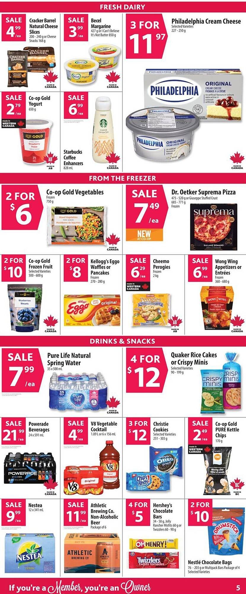 Co-Op Food flyer