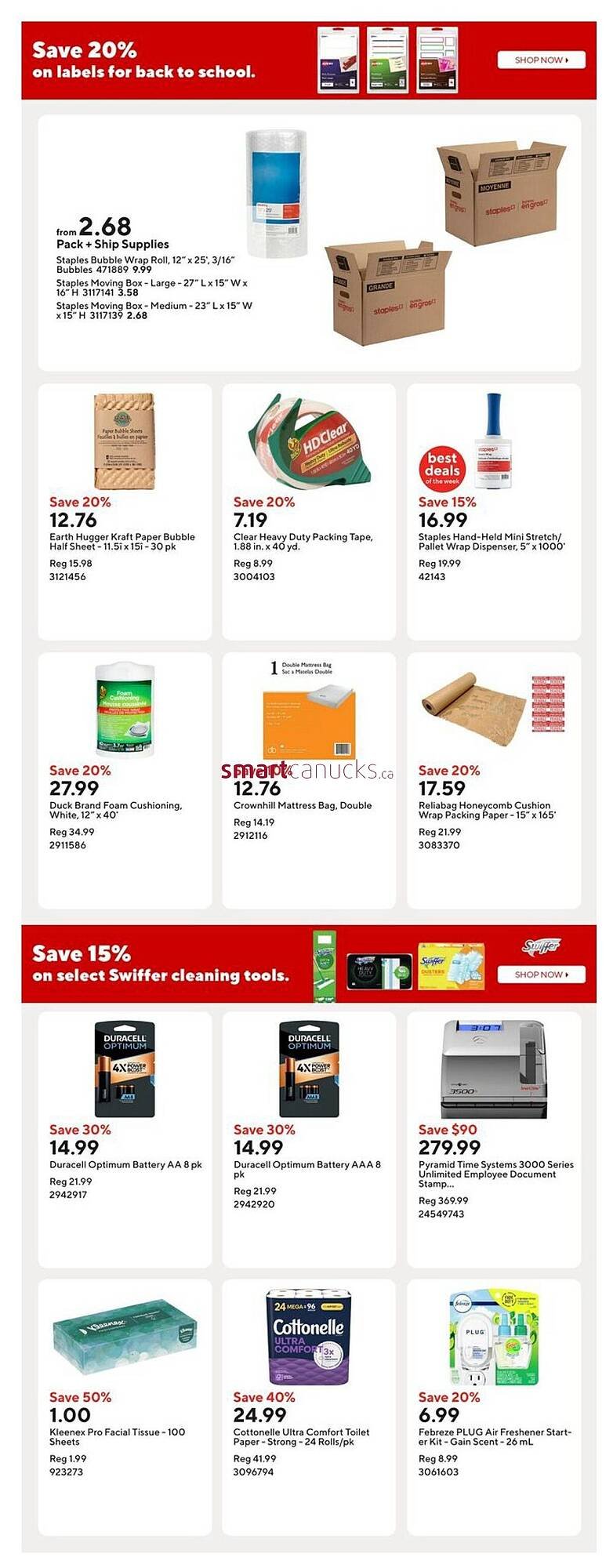 Staples flyer