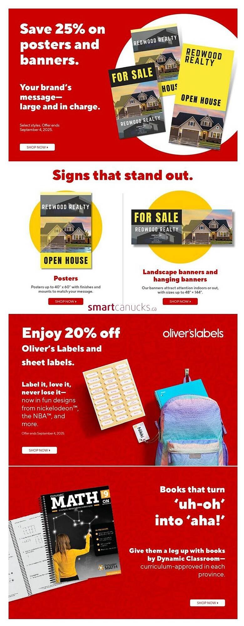 Staples flyer