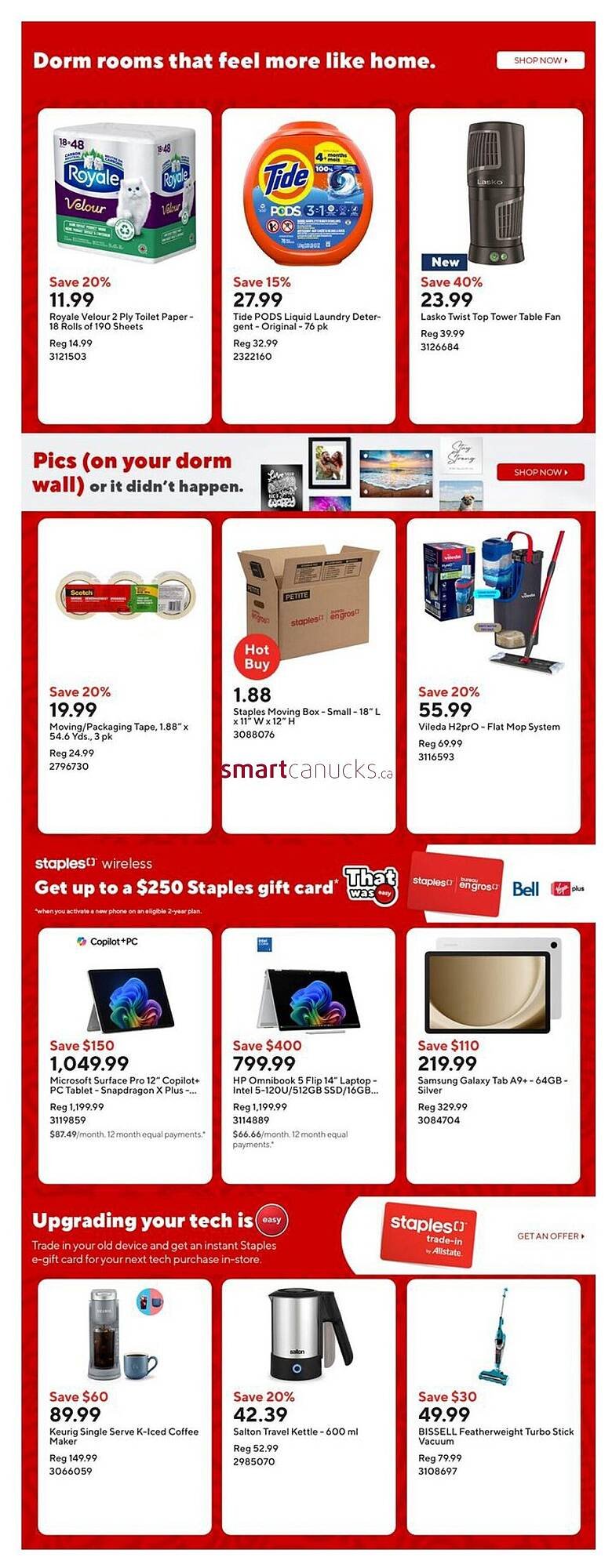 Staples flyer