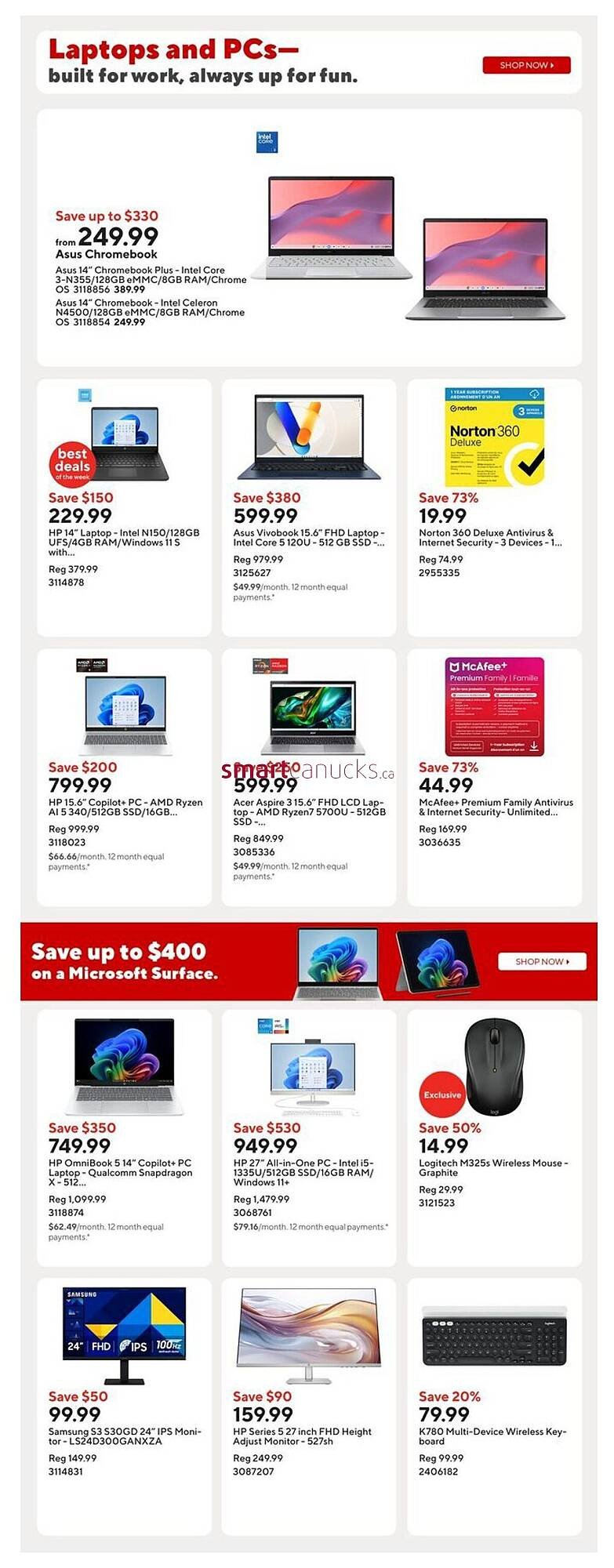 Staples flyer