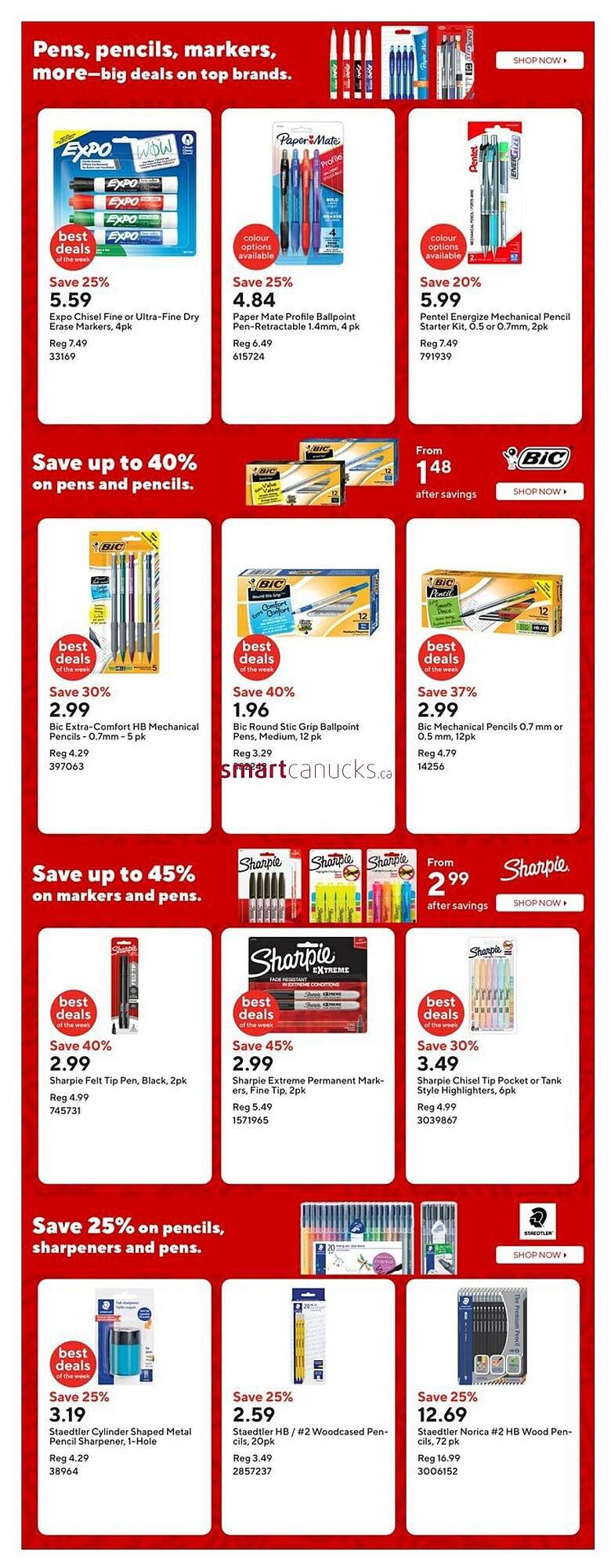 Staples flyer