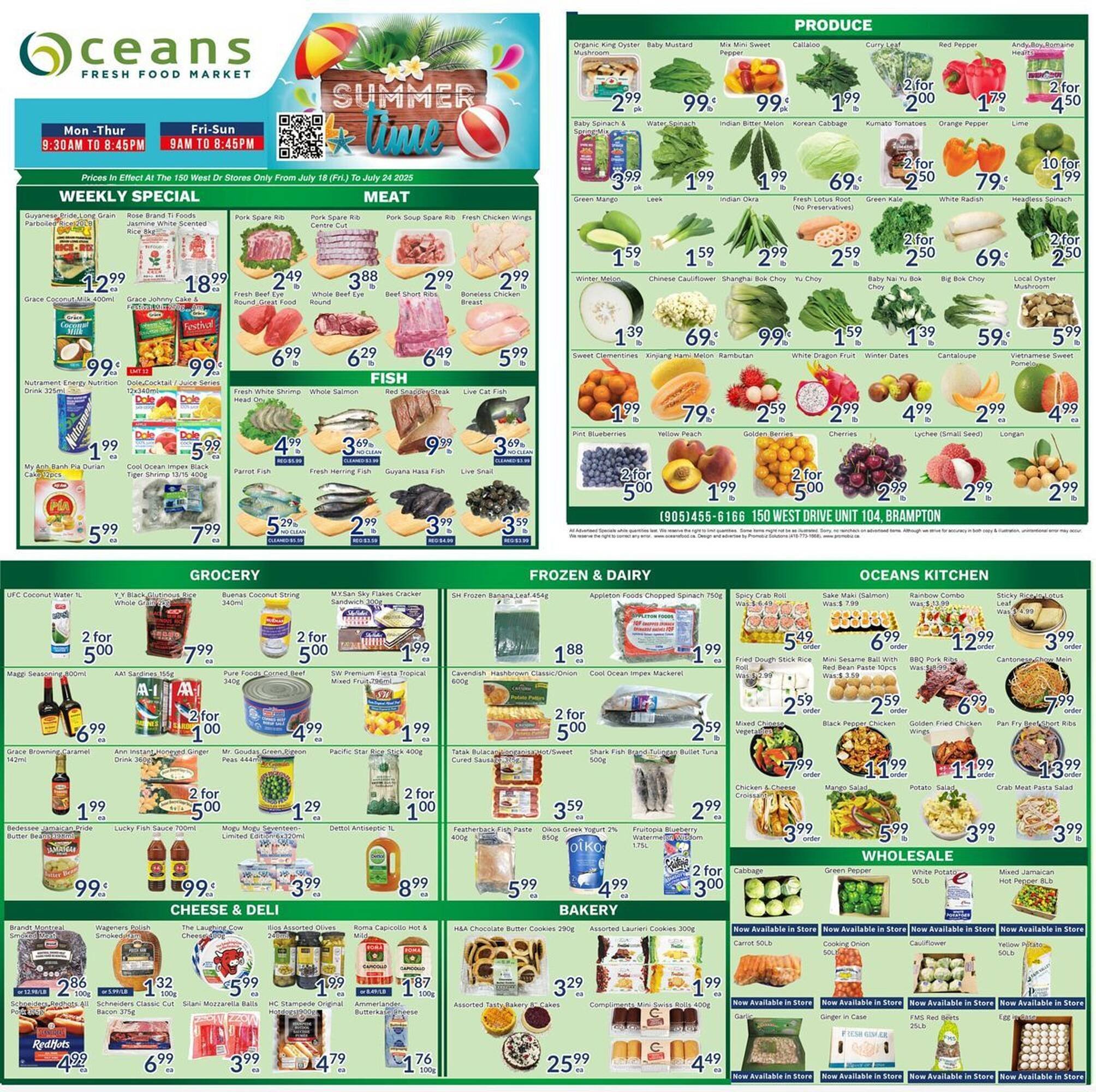 Oceans Fresh Food Market flyer (2025-07-20 - 2025-07-24) | 1