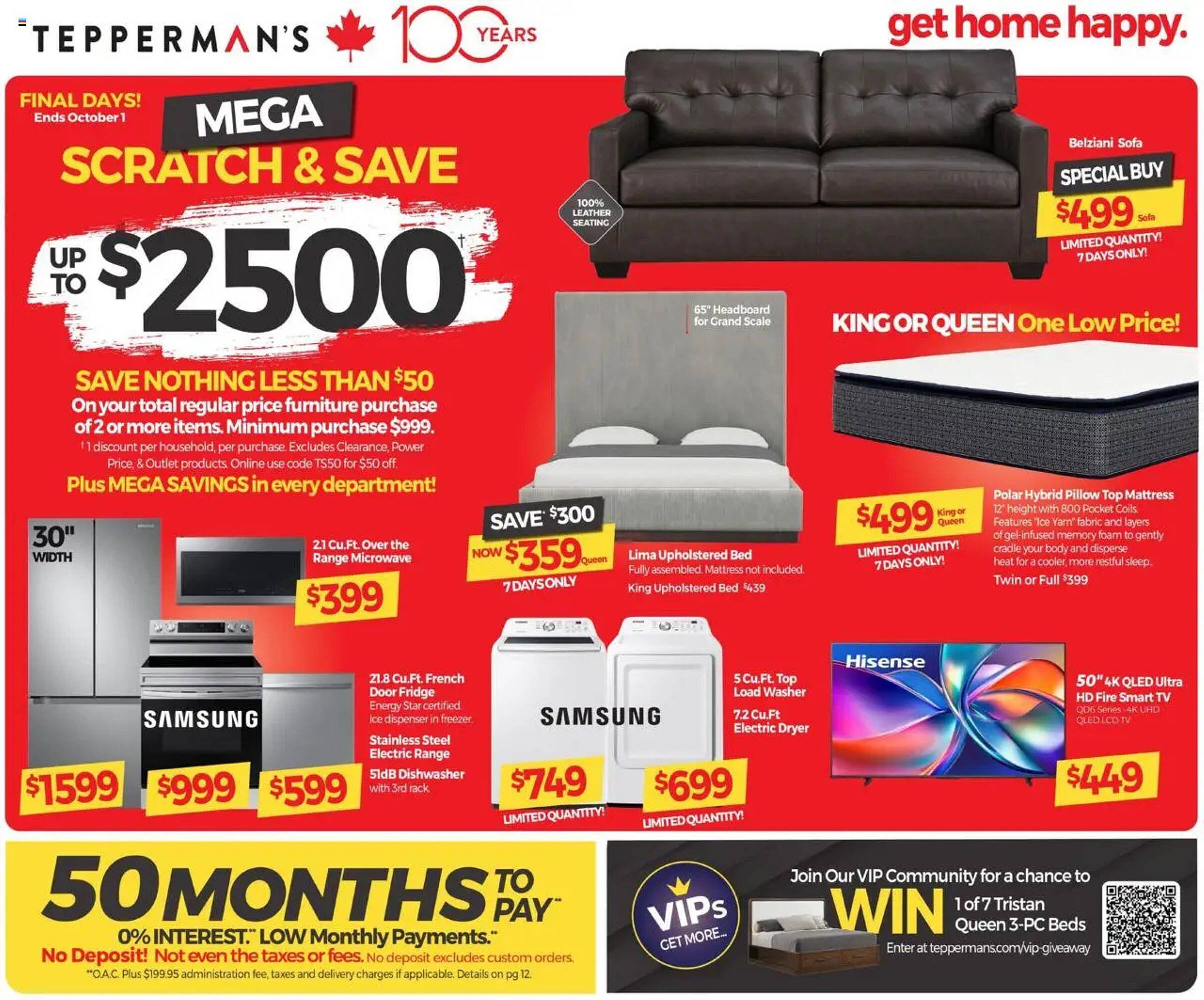 Tepperman's flyer