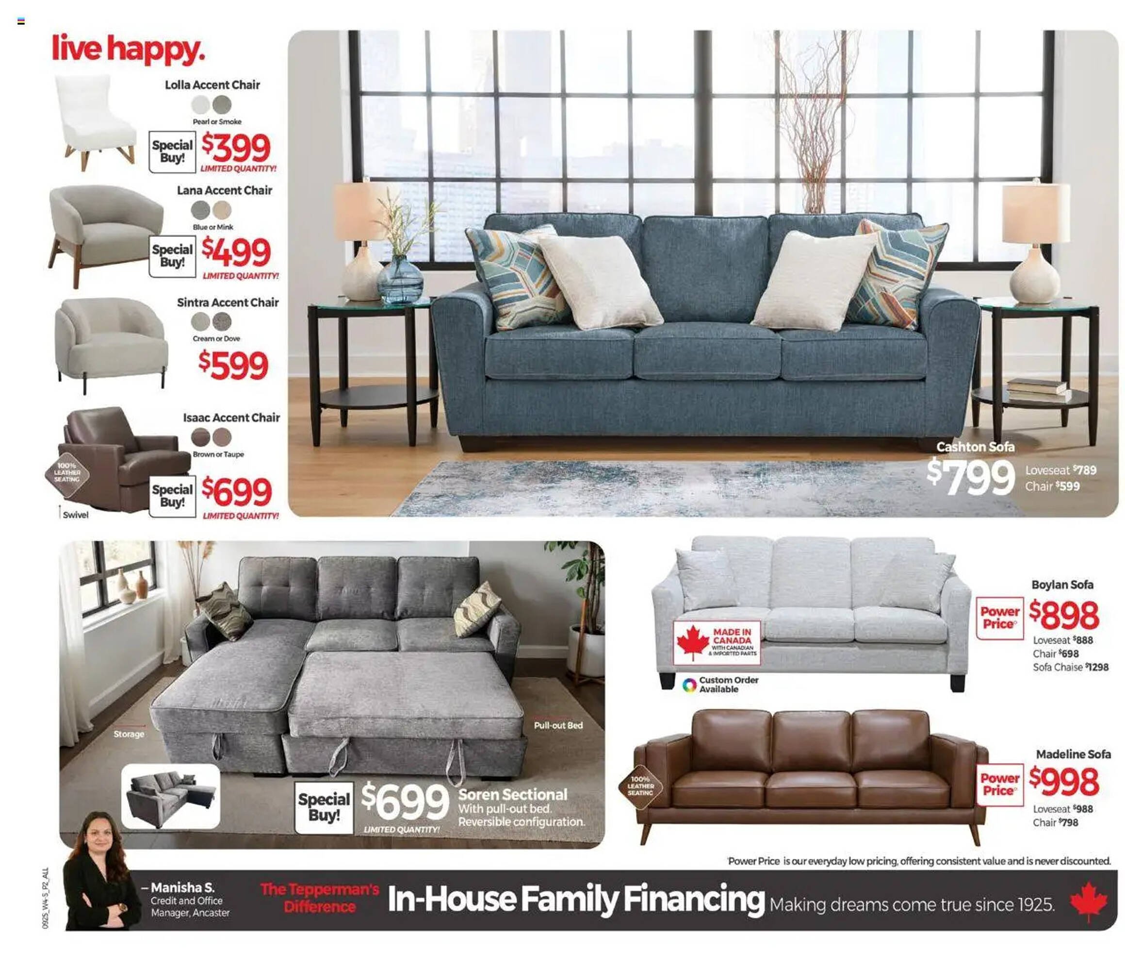 Tepperman's flyer