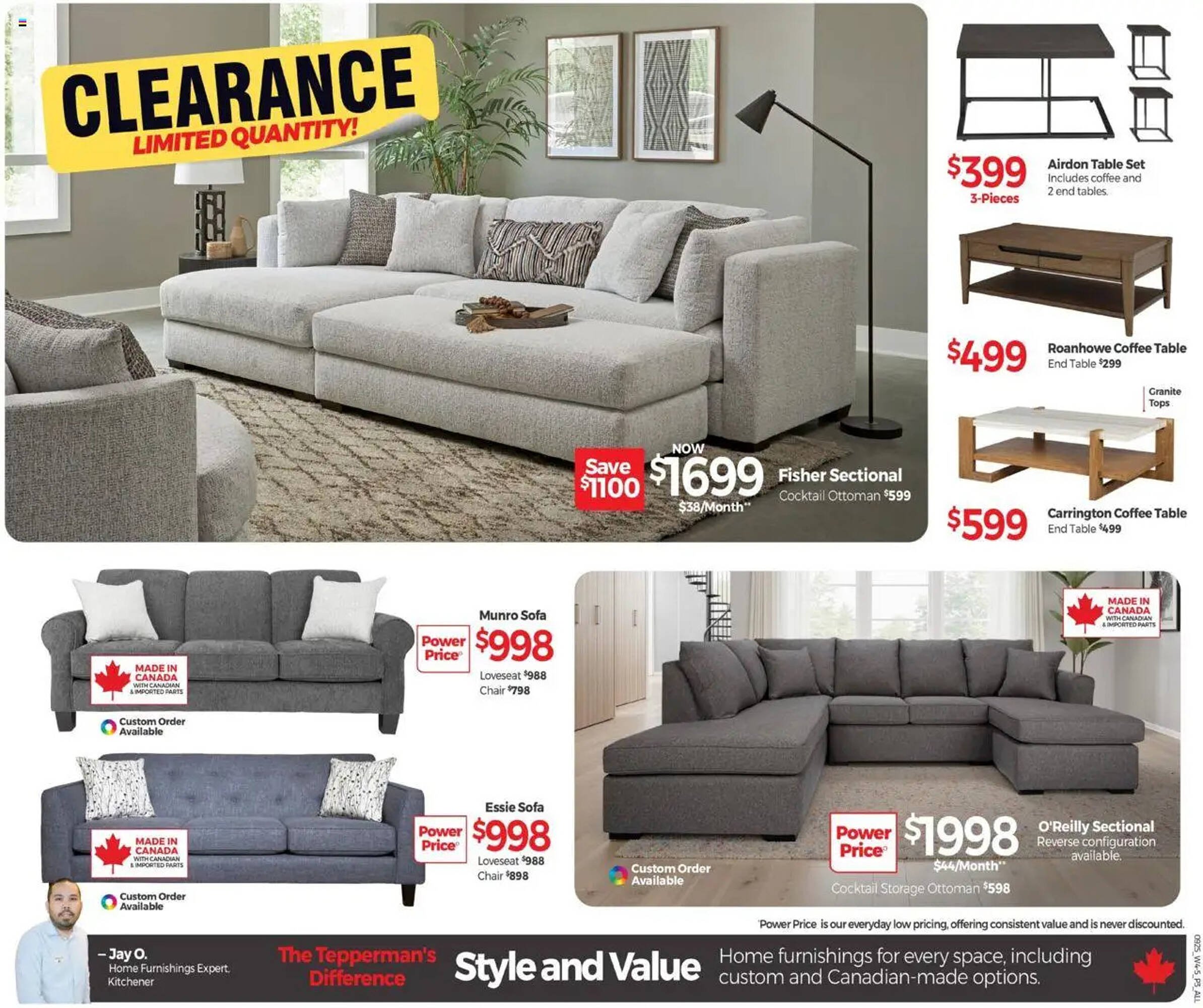 Tepperman's flyer