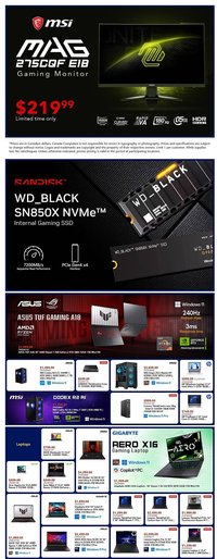 Canada Computers flyer