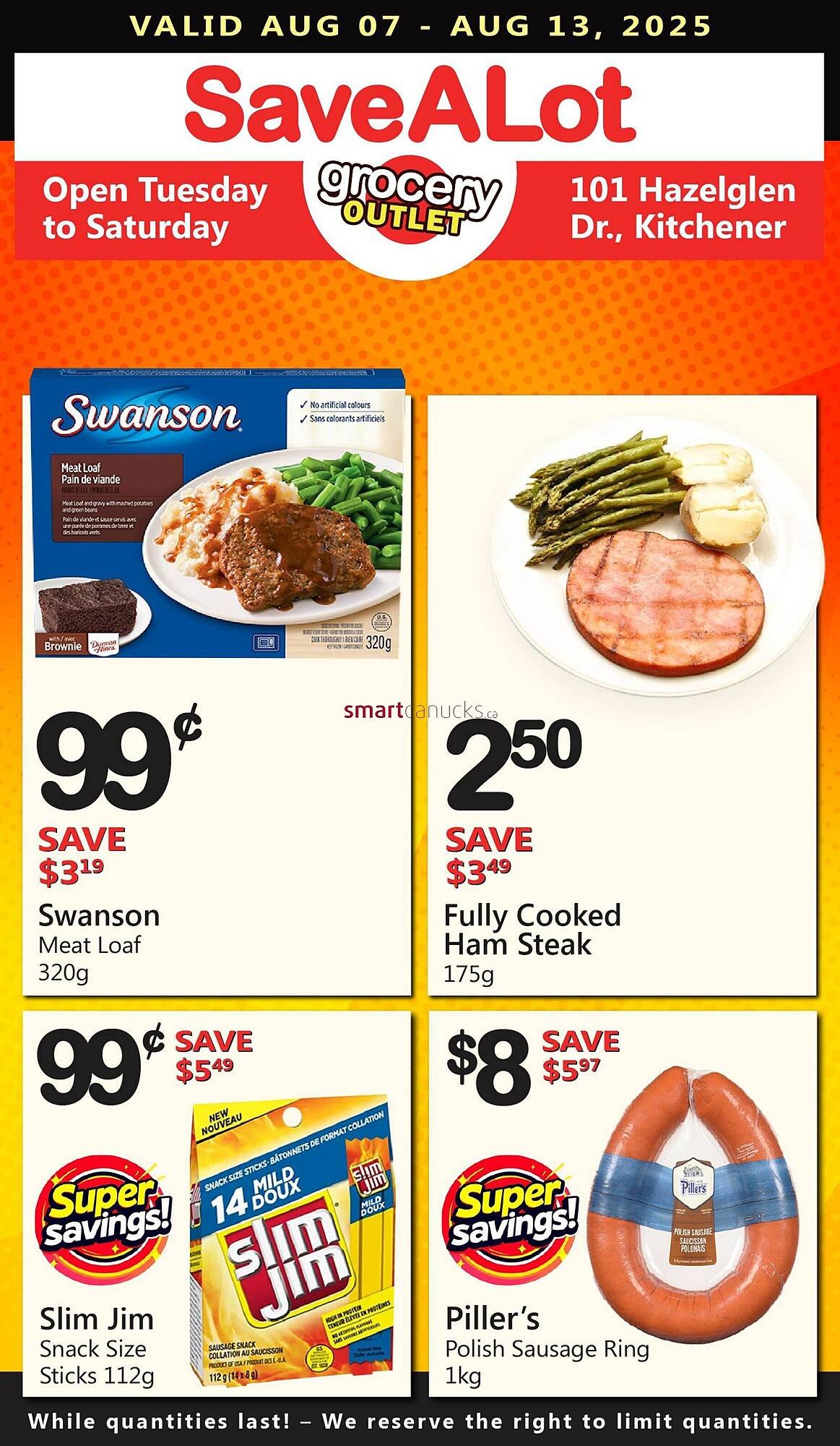 Save on Foods flyer (2025-08-07 - 2025-08-13) | 1