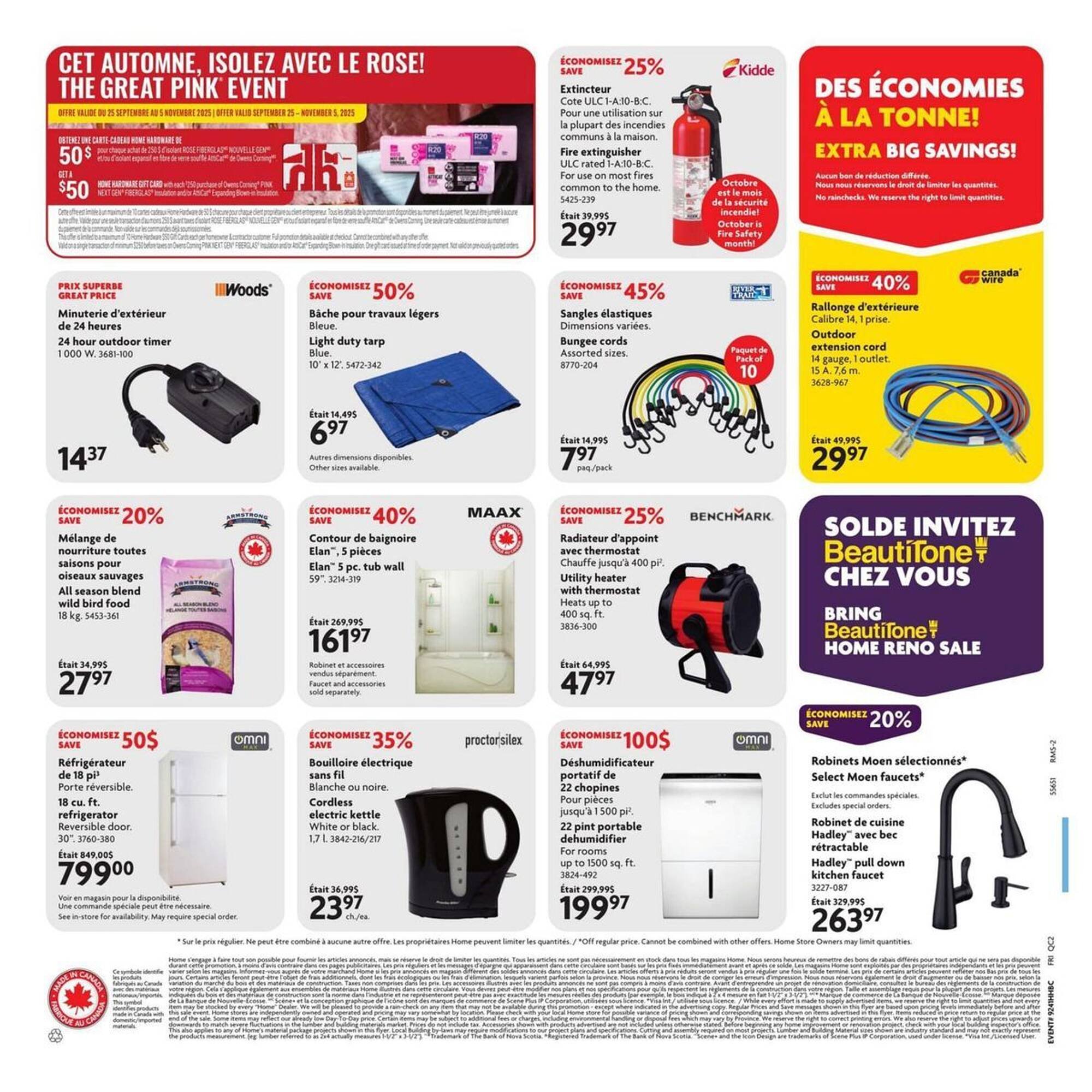Home Hardware flyer (2025-10-18 - 2025-11-01) | 2