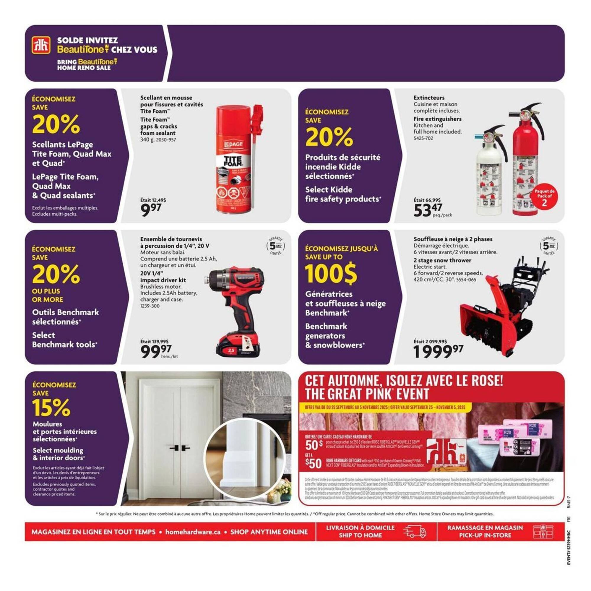 Home Hardware flyer (2025-10-18 - 2025-11-01) | 20