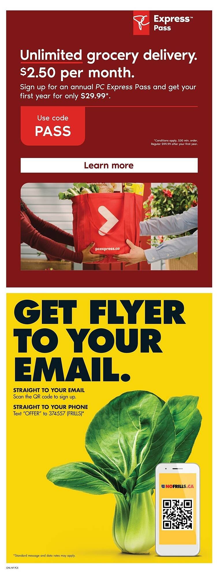 No Frills flyer
