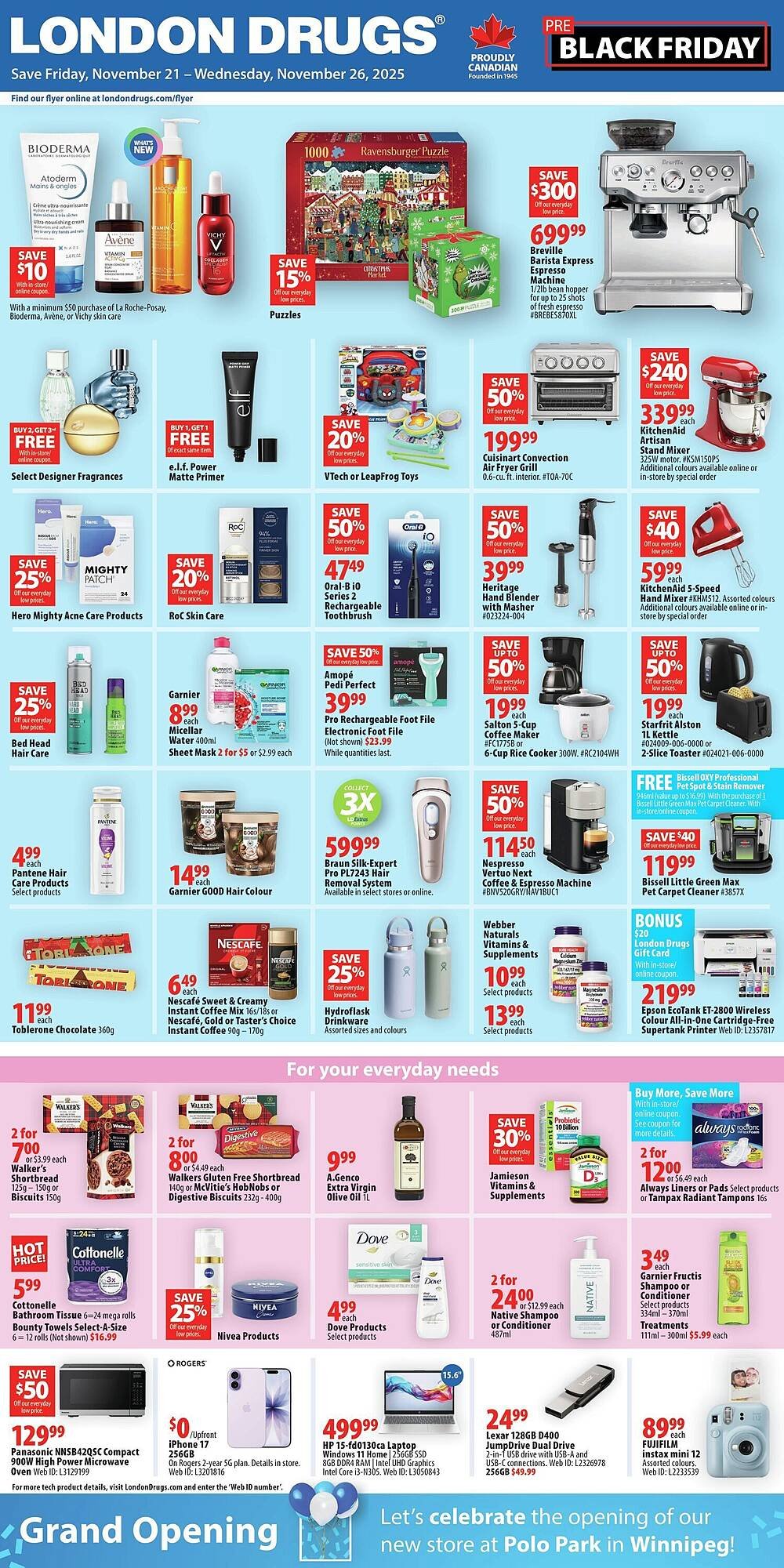 London Drugs flyer (2025-11-21 - 2025-11-27) | 1