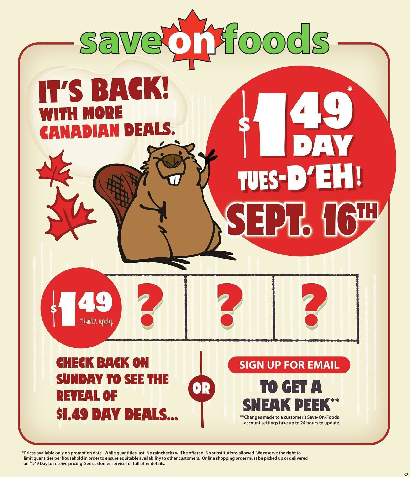 Save on Foods flyer (2025-09-11 - 2025-09-18) | 1
