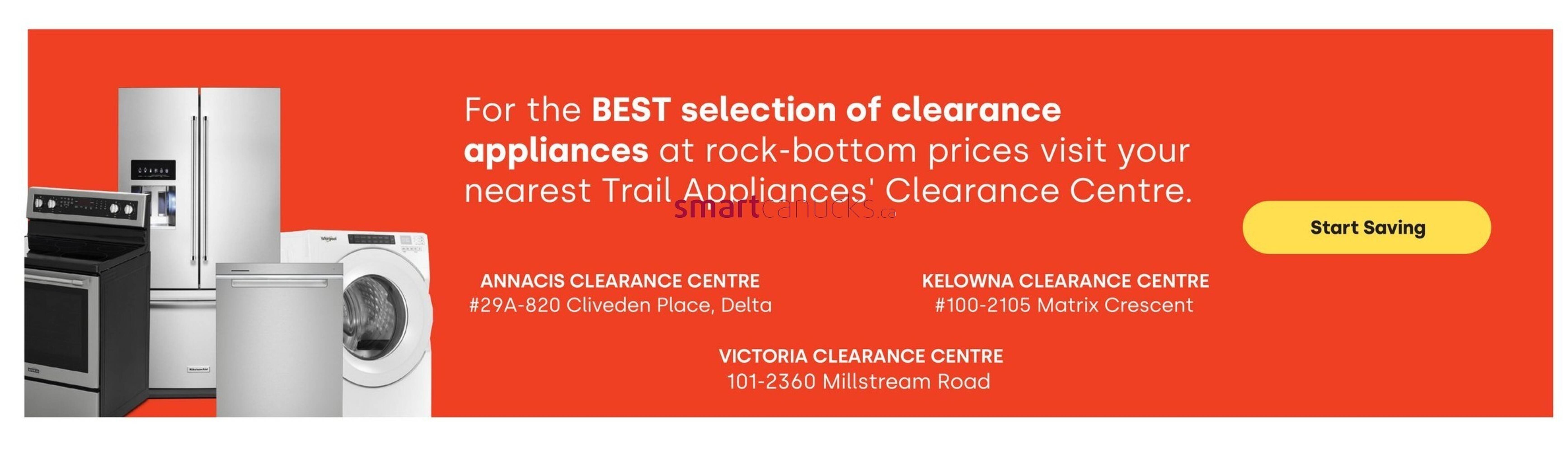 Trail Appliances flyer