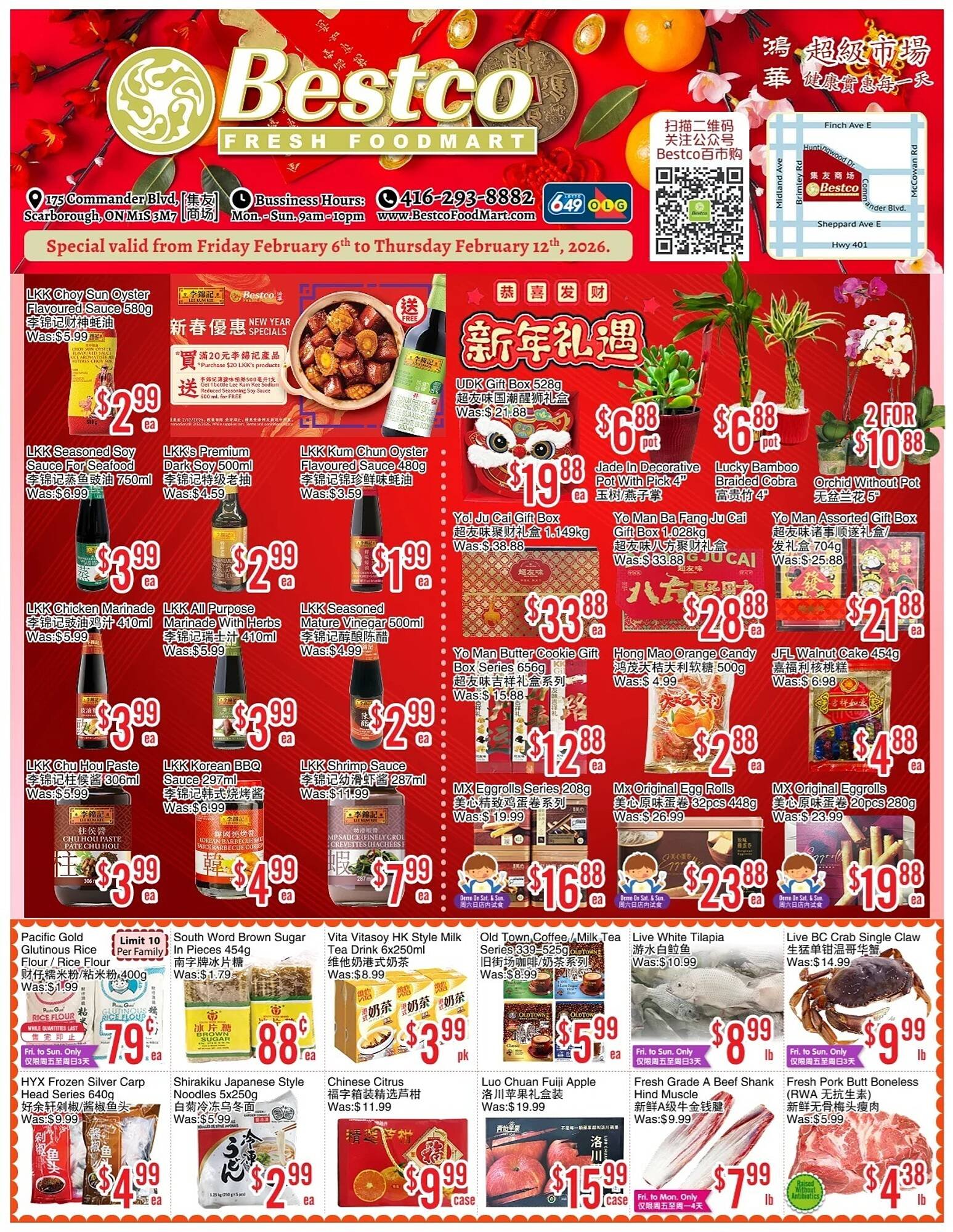 Bestco Food Mart flyer (2026-02-06 - 2026-02-12) | 1
