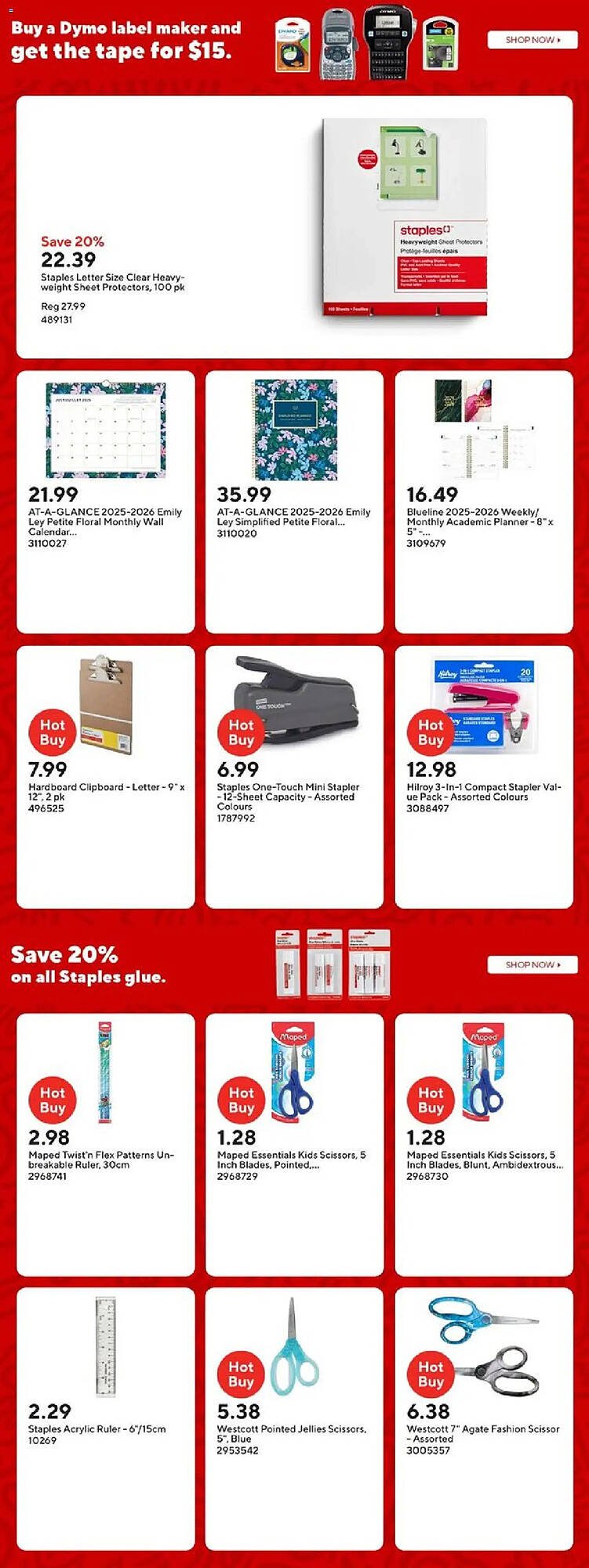 Staples flyer
