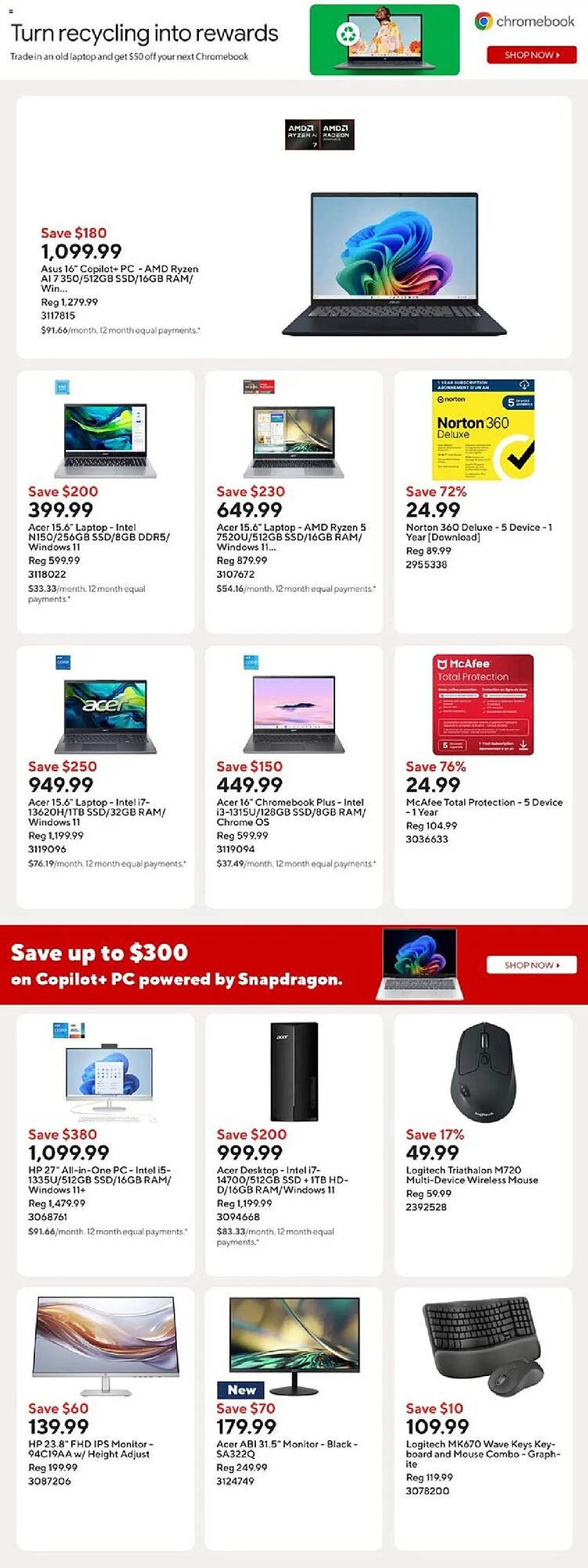 Staples flyer