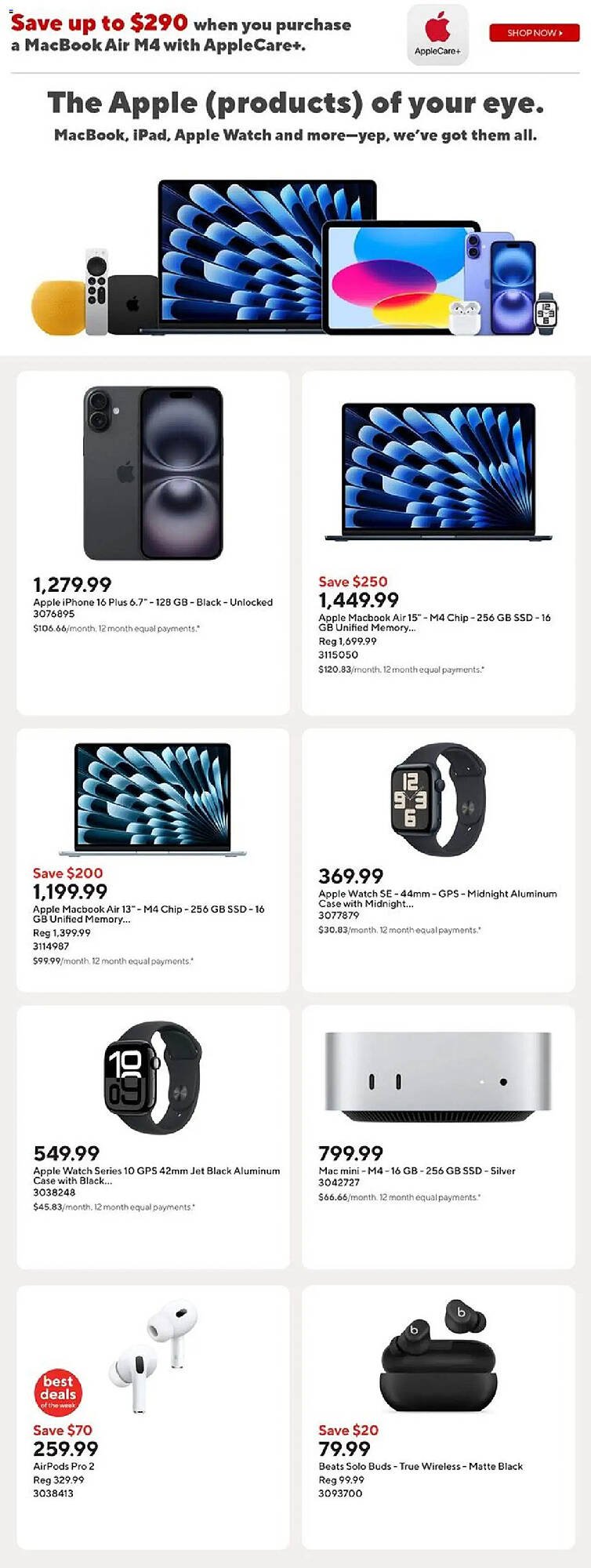 Staples flyer