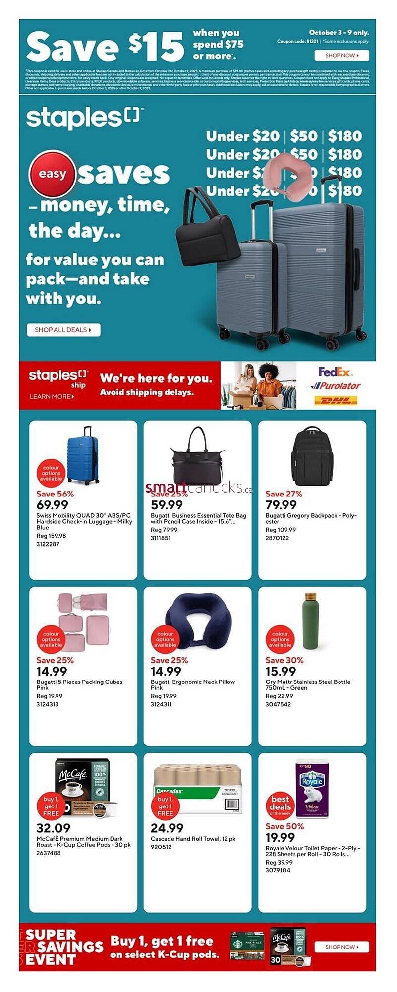 Staples flyer (2025-10-03 - 2025-10-09) | 1