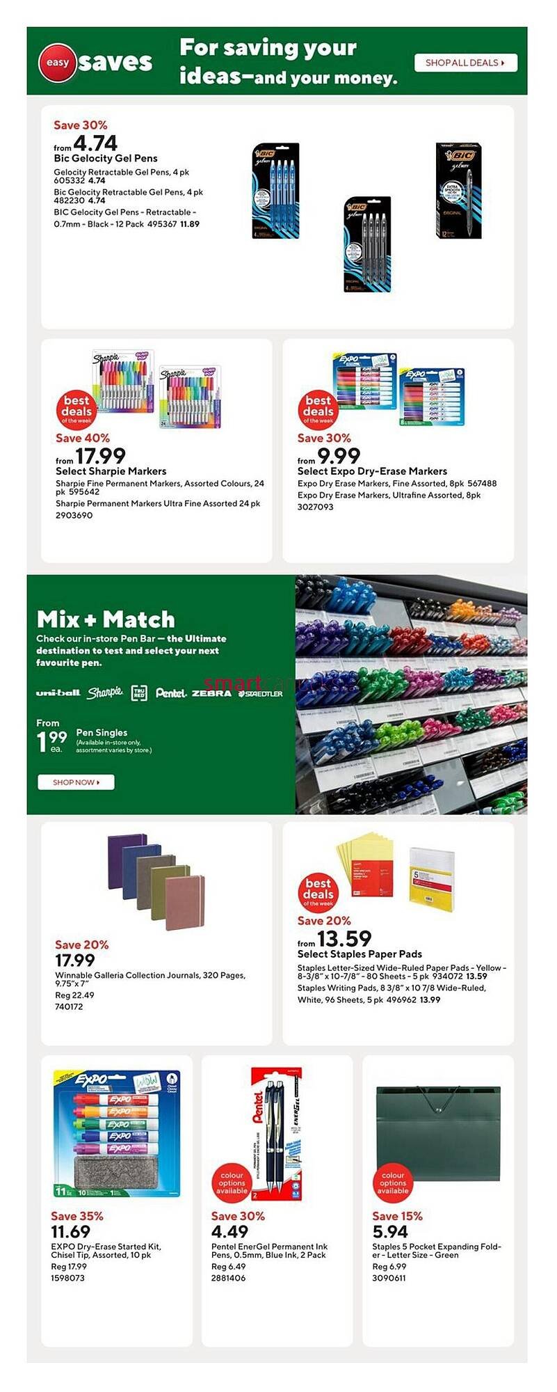 Staples flyer