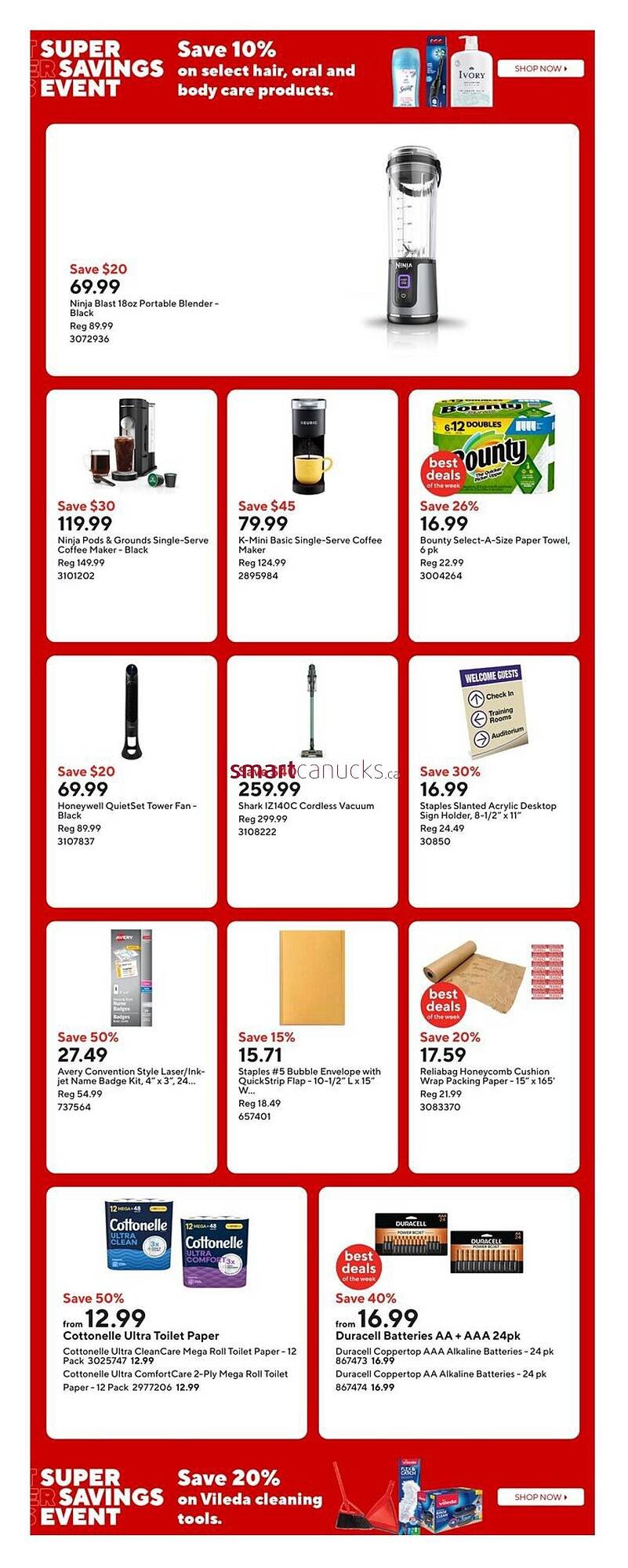 Staples flyer