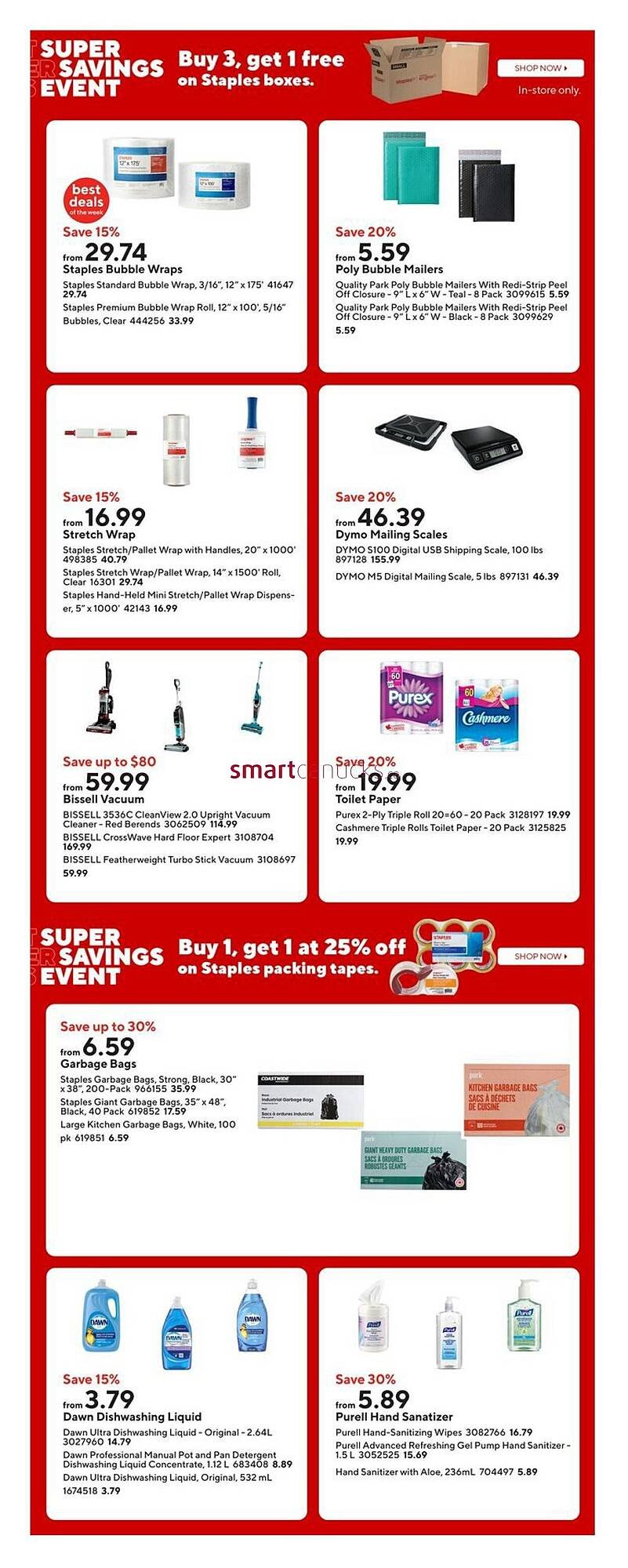 Staples flyer