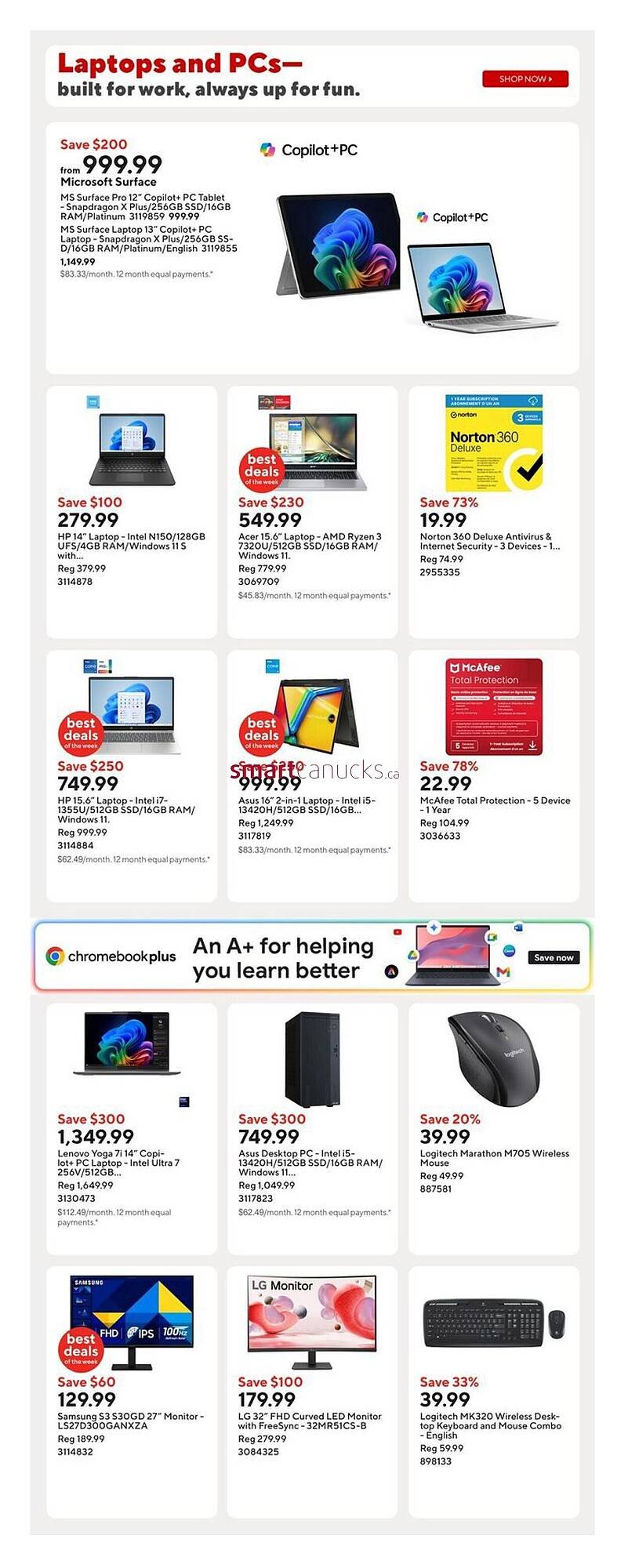 Staples flyer