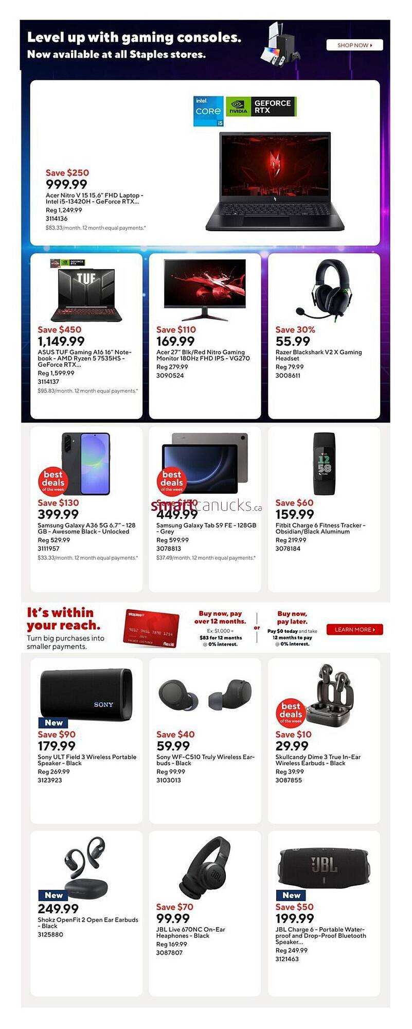 Staples flyer