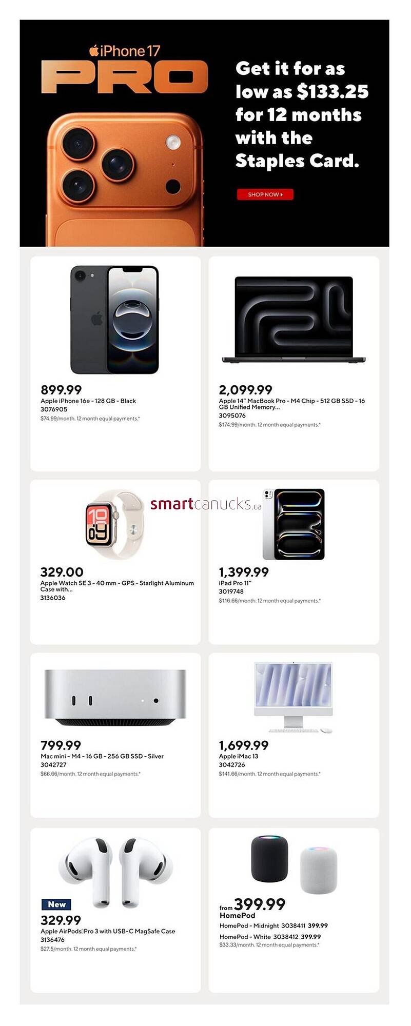 Staples flyer