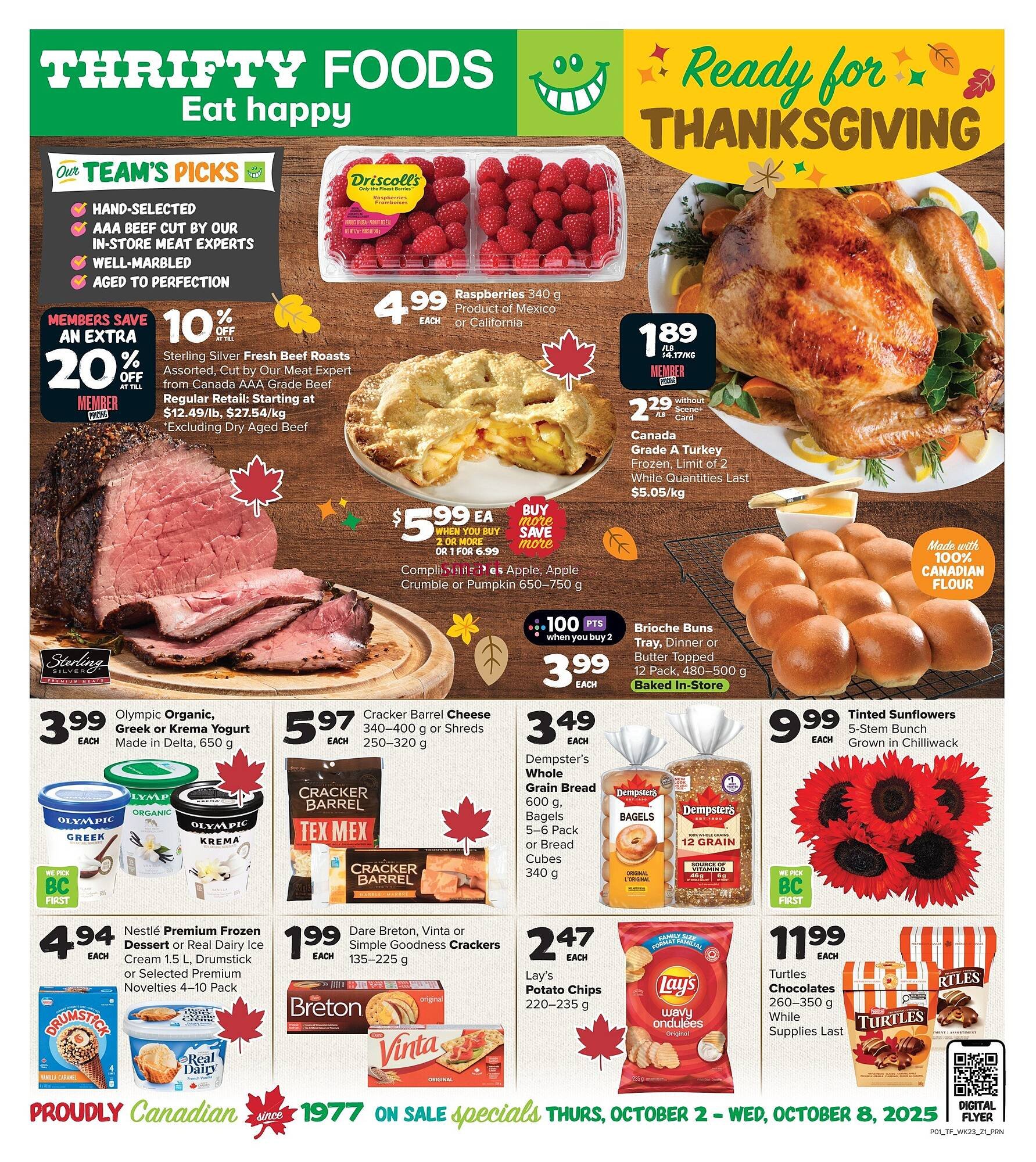 Thrifty Foods flyer (2025-10-02 - 2025-10-08) | 1