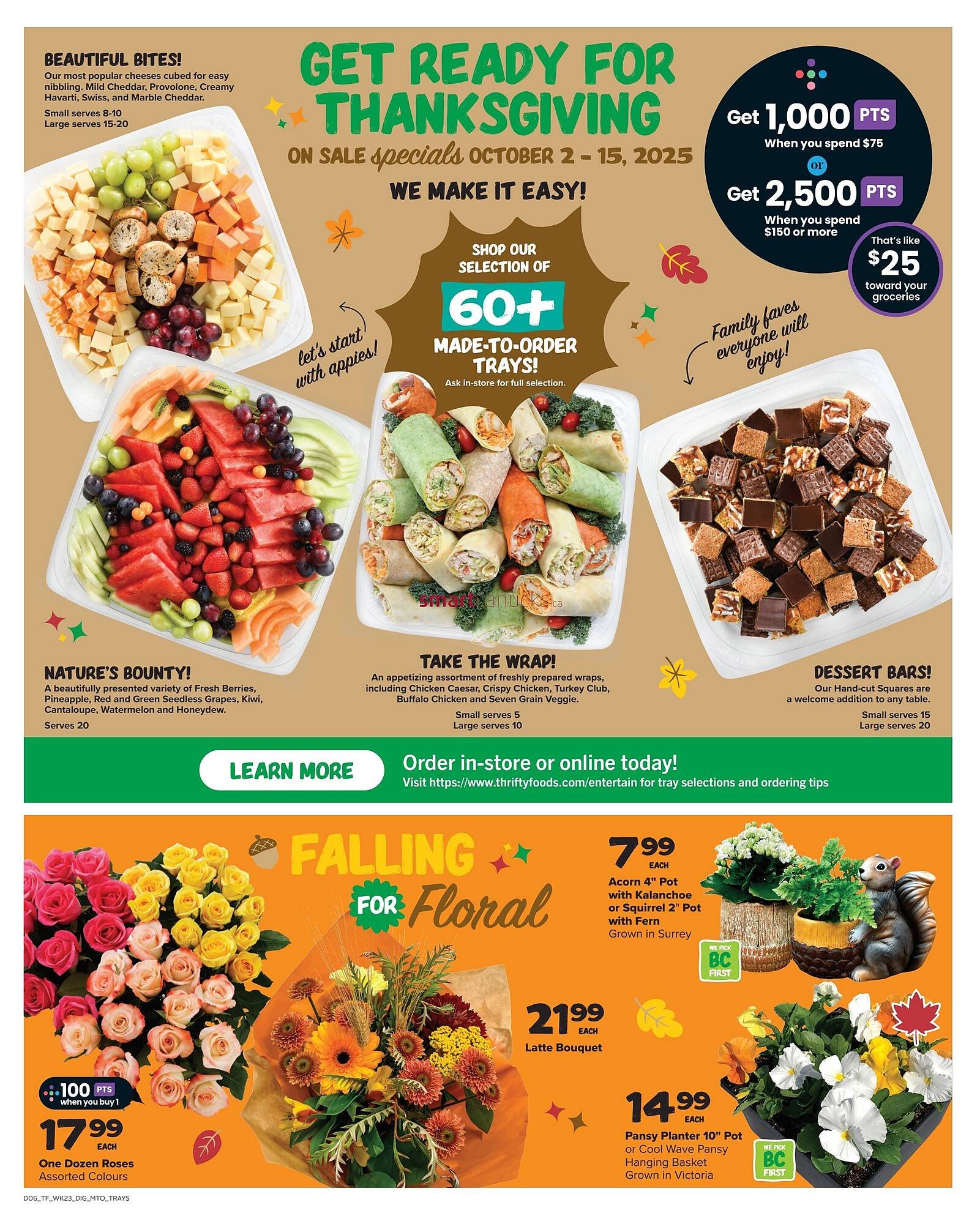 Thrifty Foods flyer