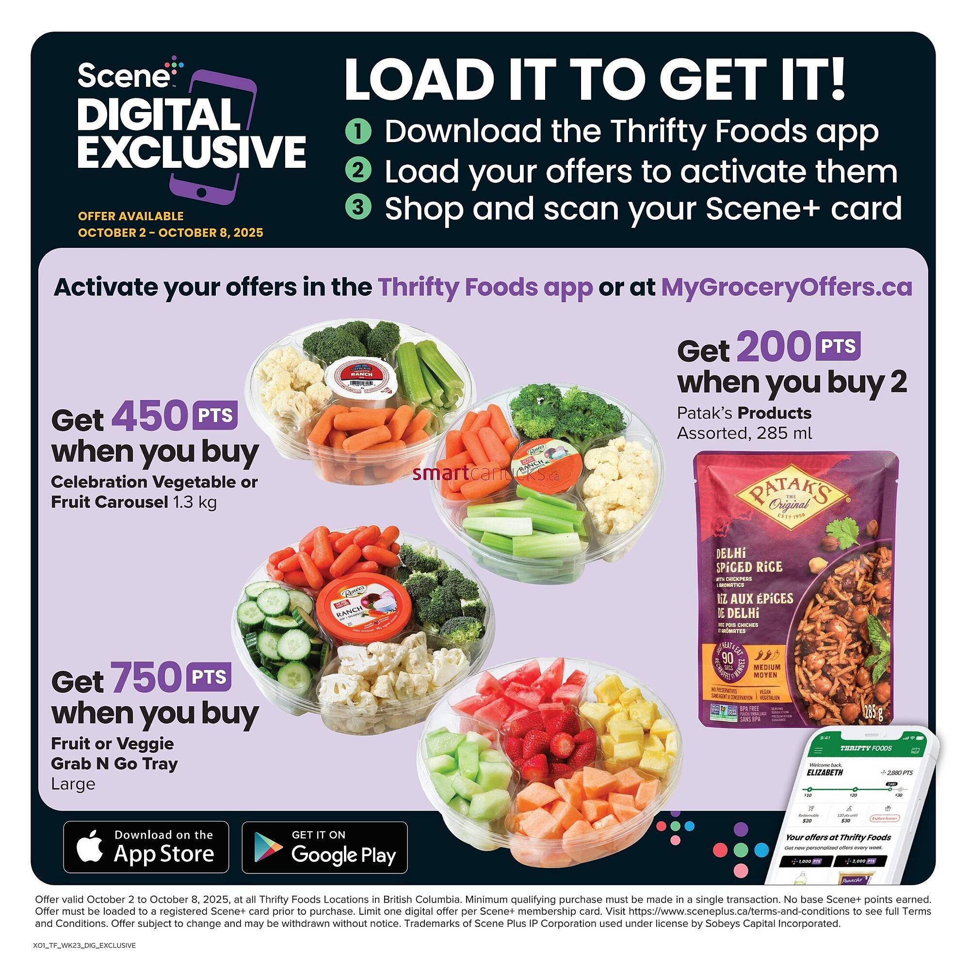 Thrifty Foods flyer