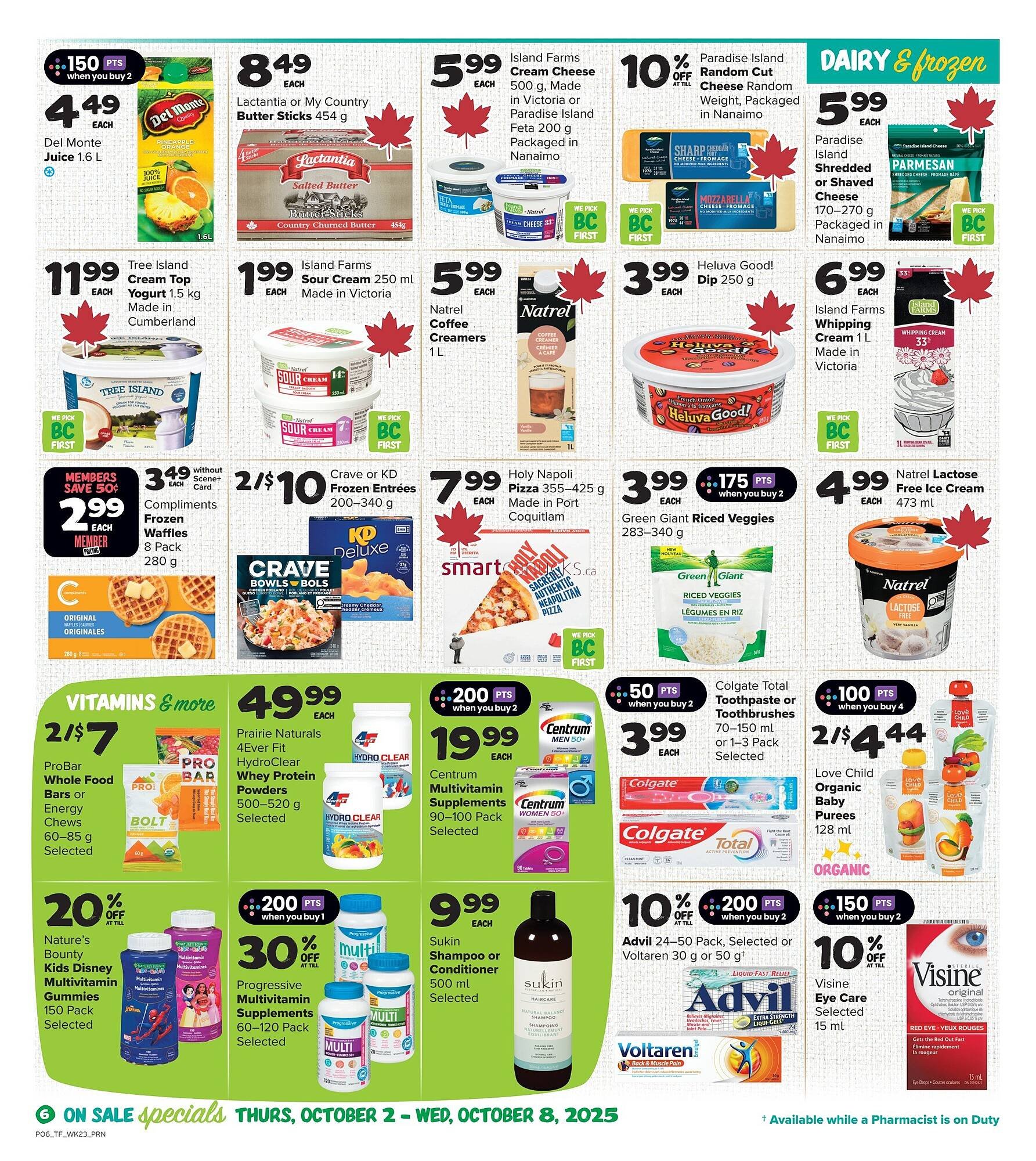 Thrifty Foods flyer