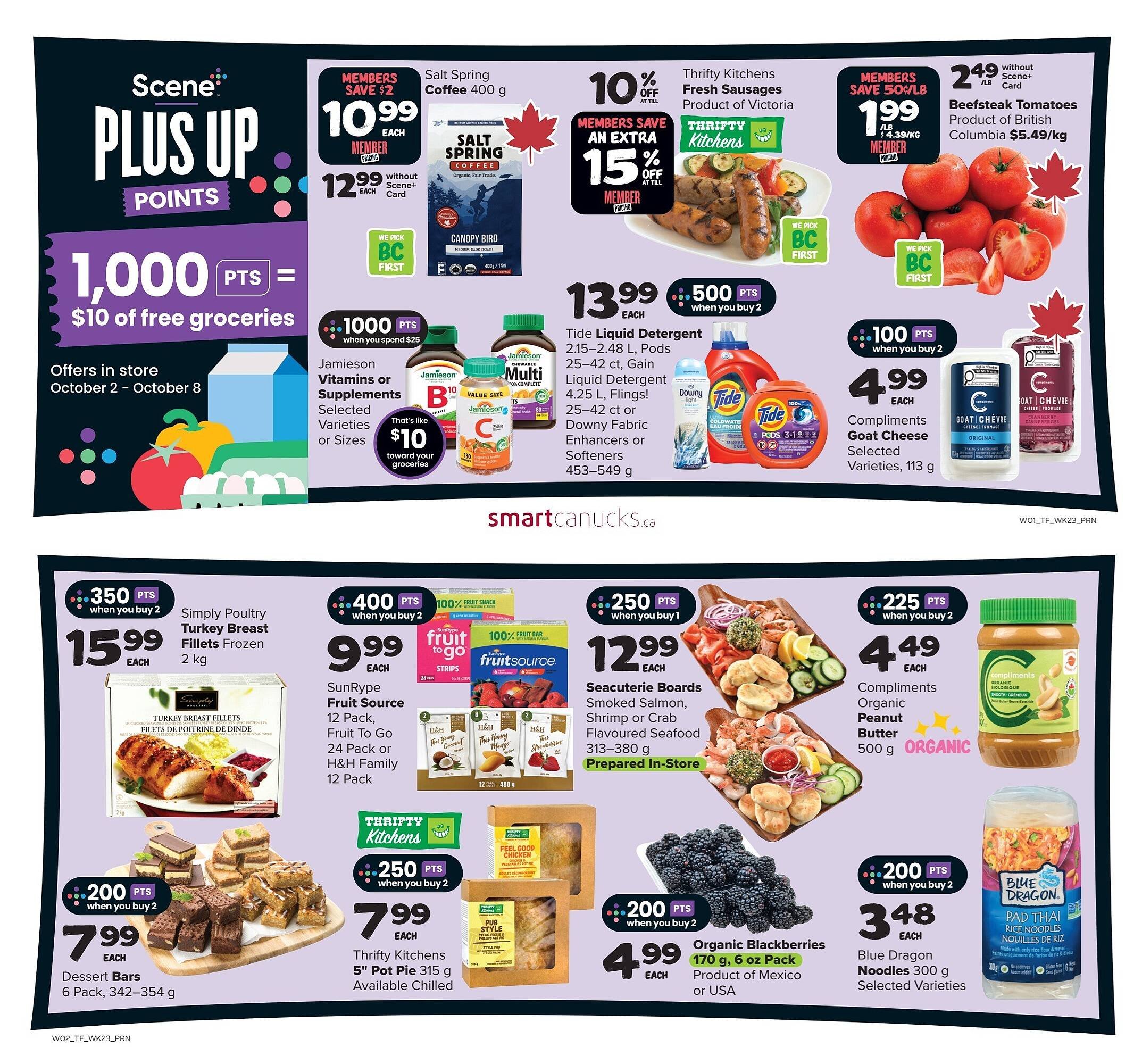 Thrifty Foods flyer
