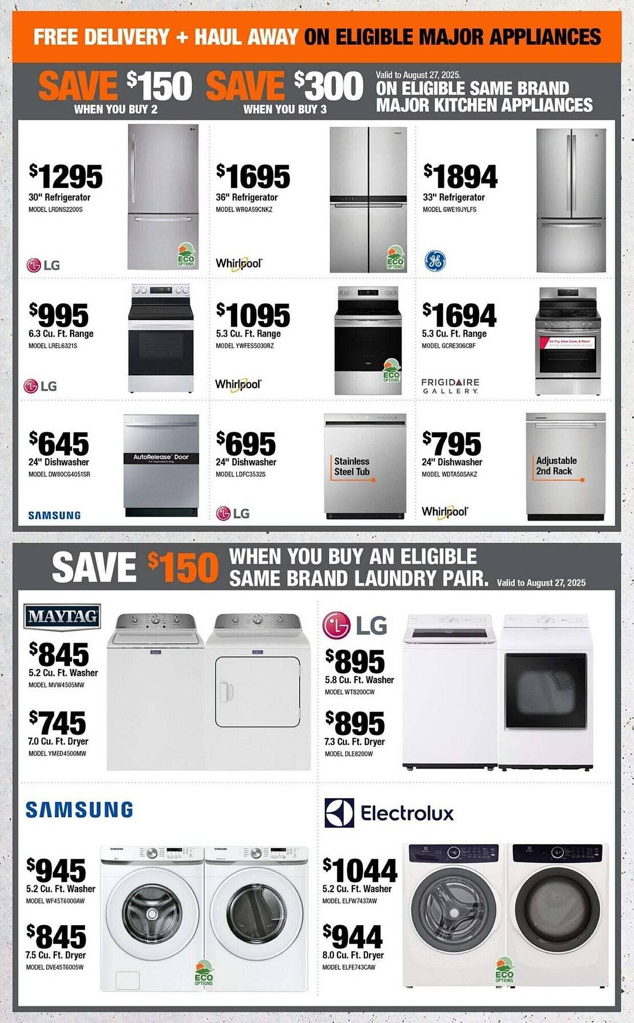 Home Depot flyer