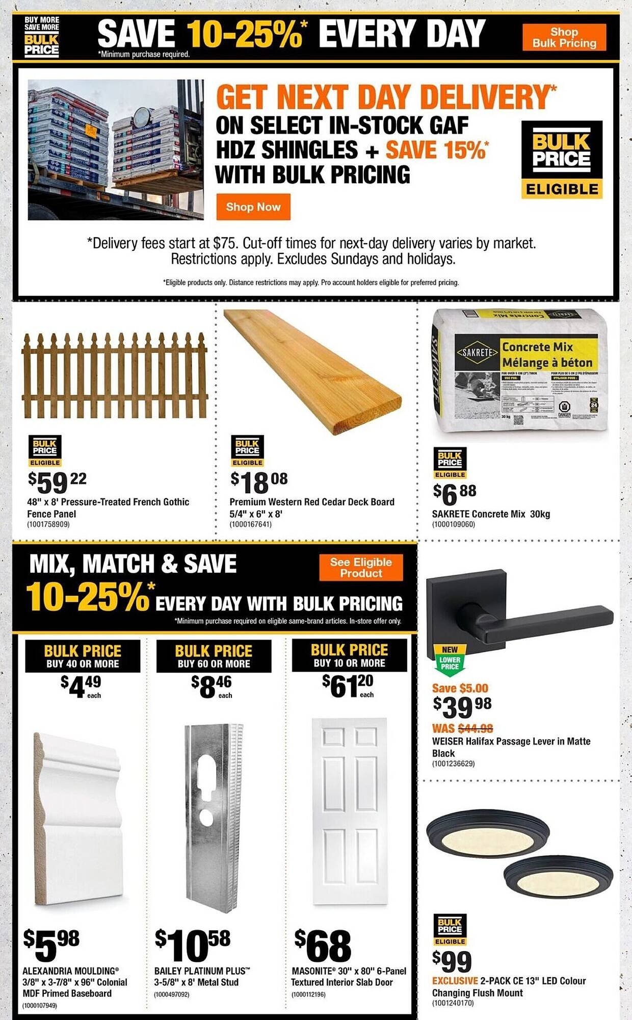 Home Depot flyer