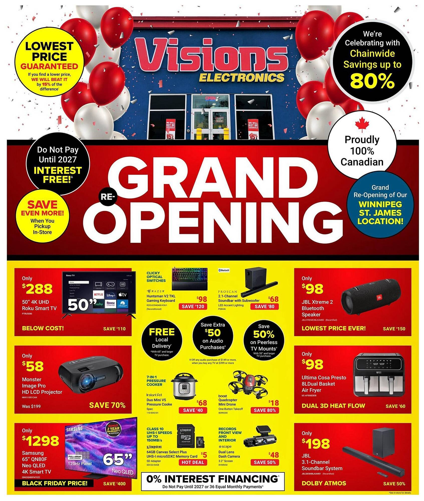 Visions Electronics flyer (2025-10-31 - 2025-11-06) | 1