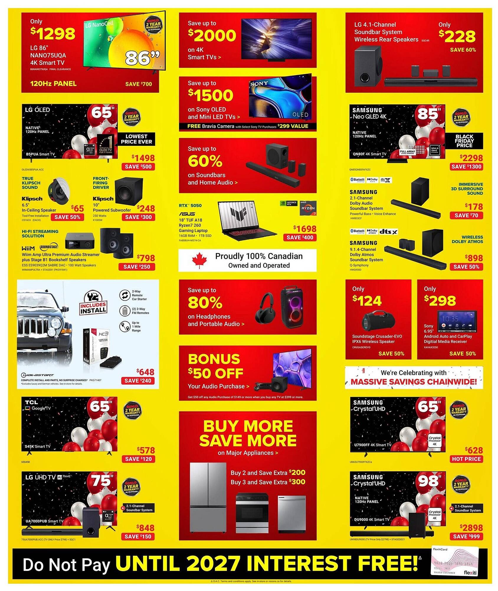 Visions Electronics flyer (2025-10-31 - 2025-11-06) | 2