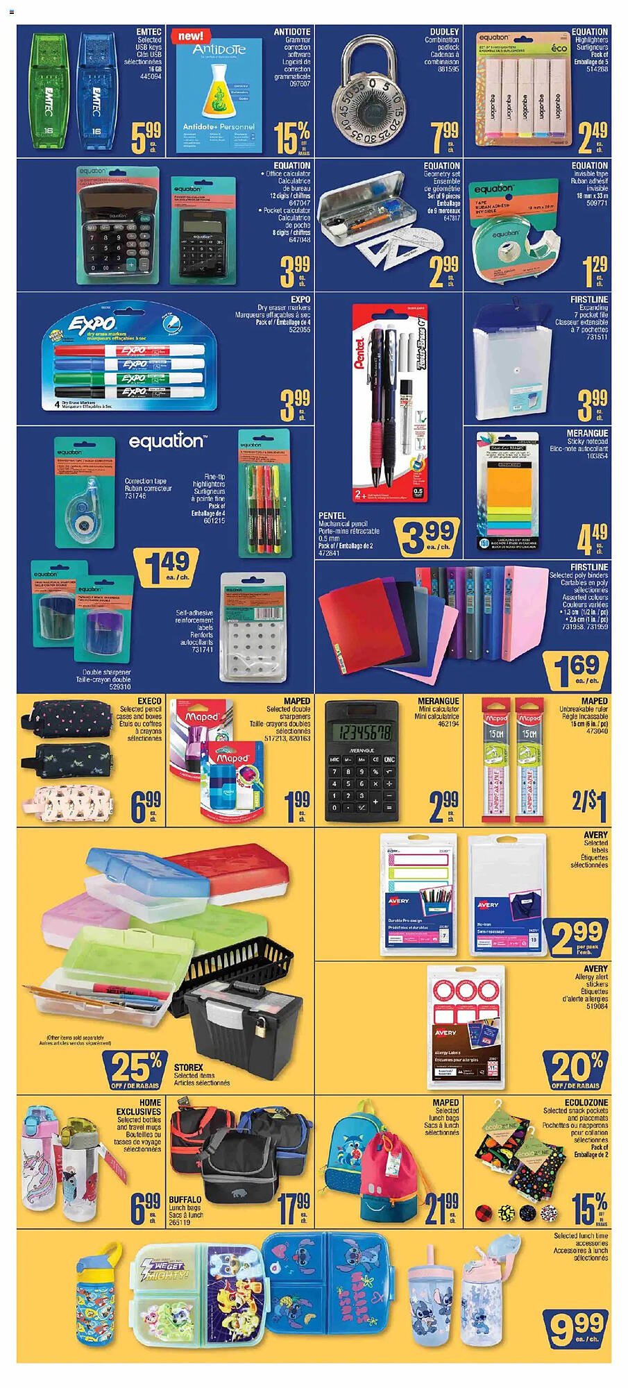 Jean Coutu flyer
