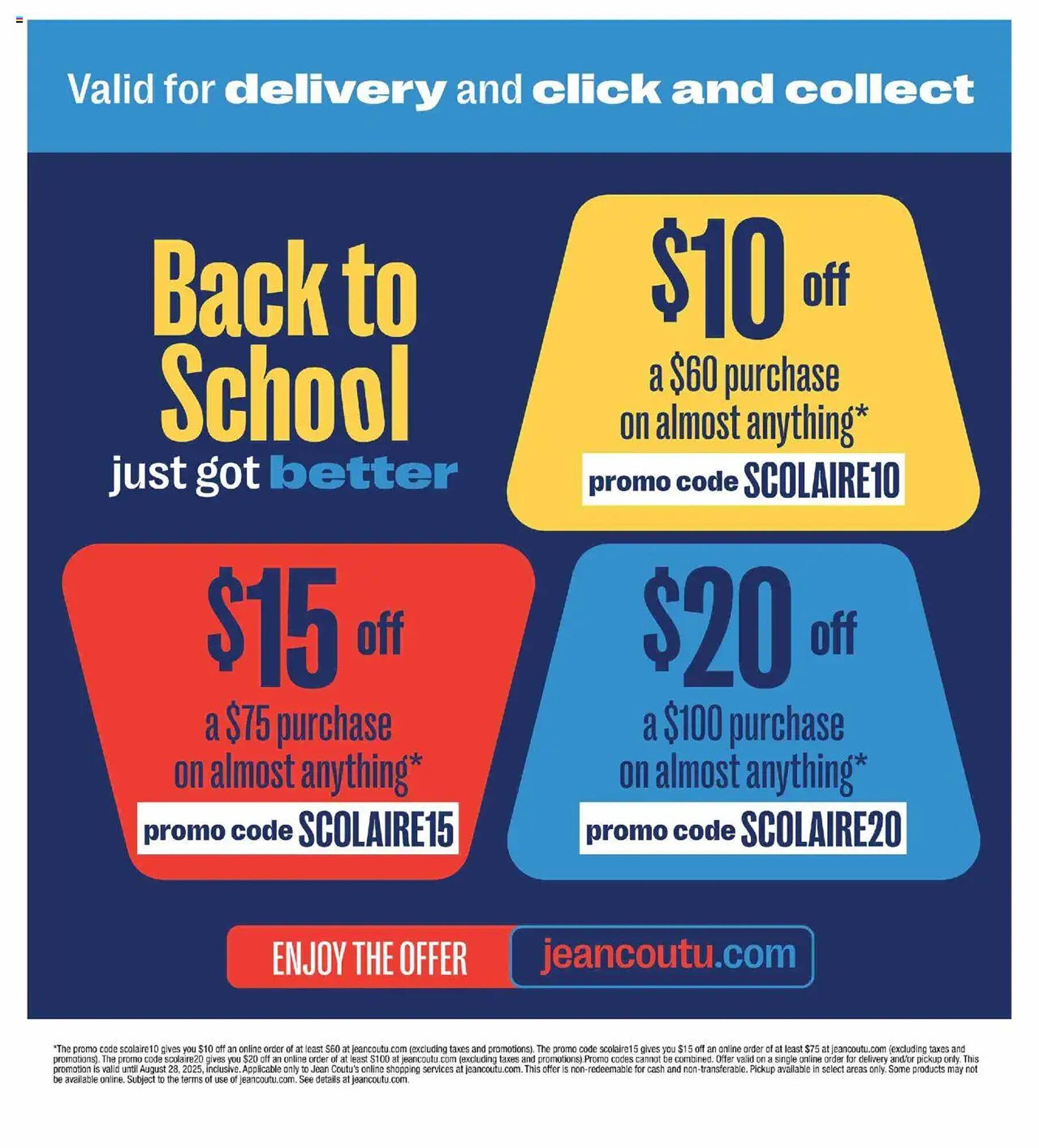 Jean Coutu flyer